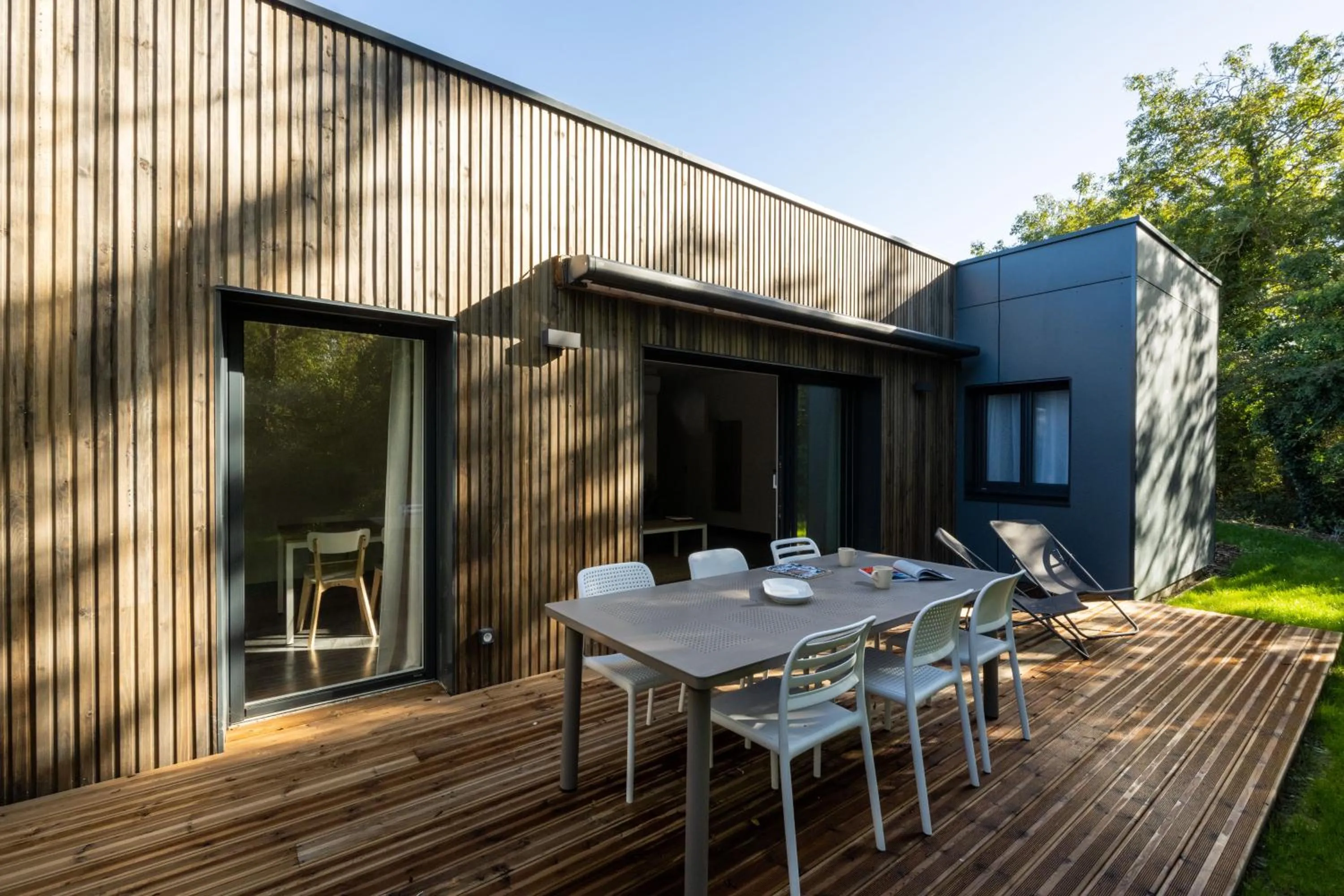 Patio in Côté Océan Resort