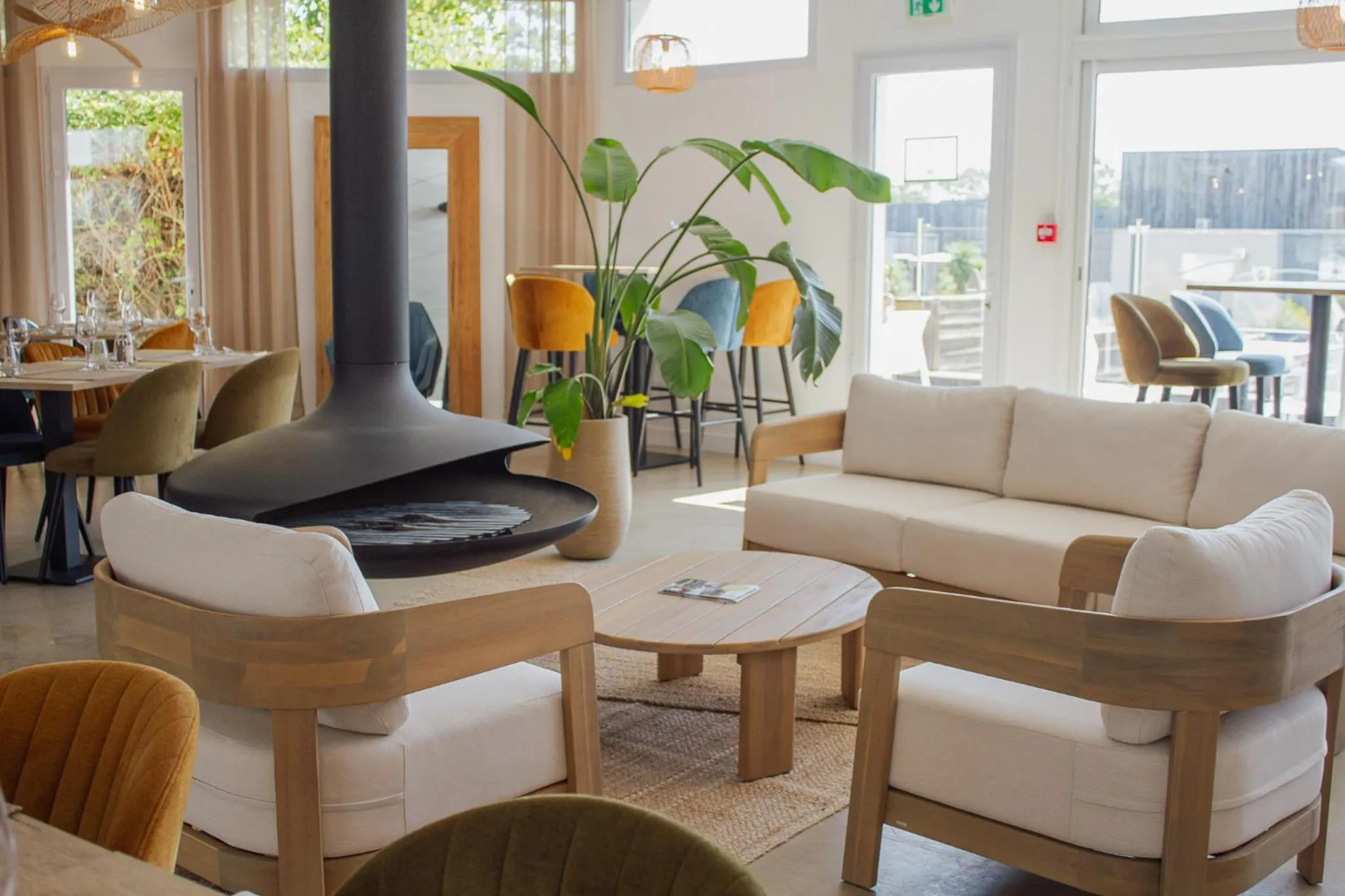 Seating area in Côté Océan Resort
