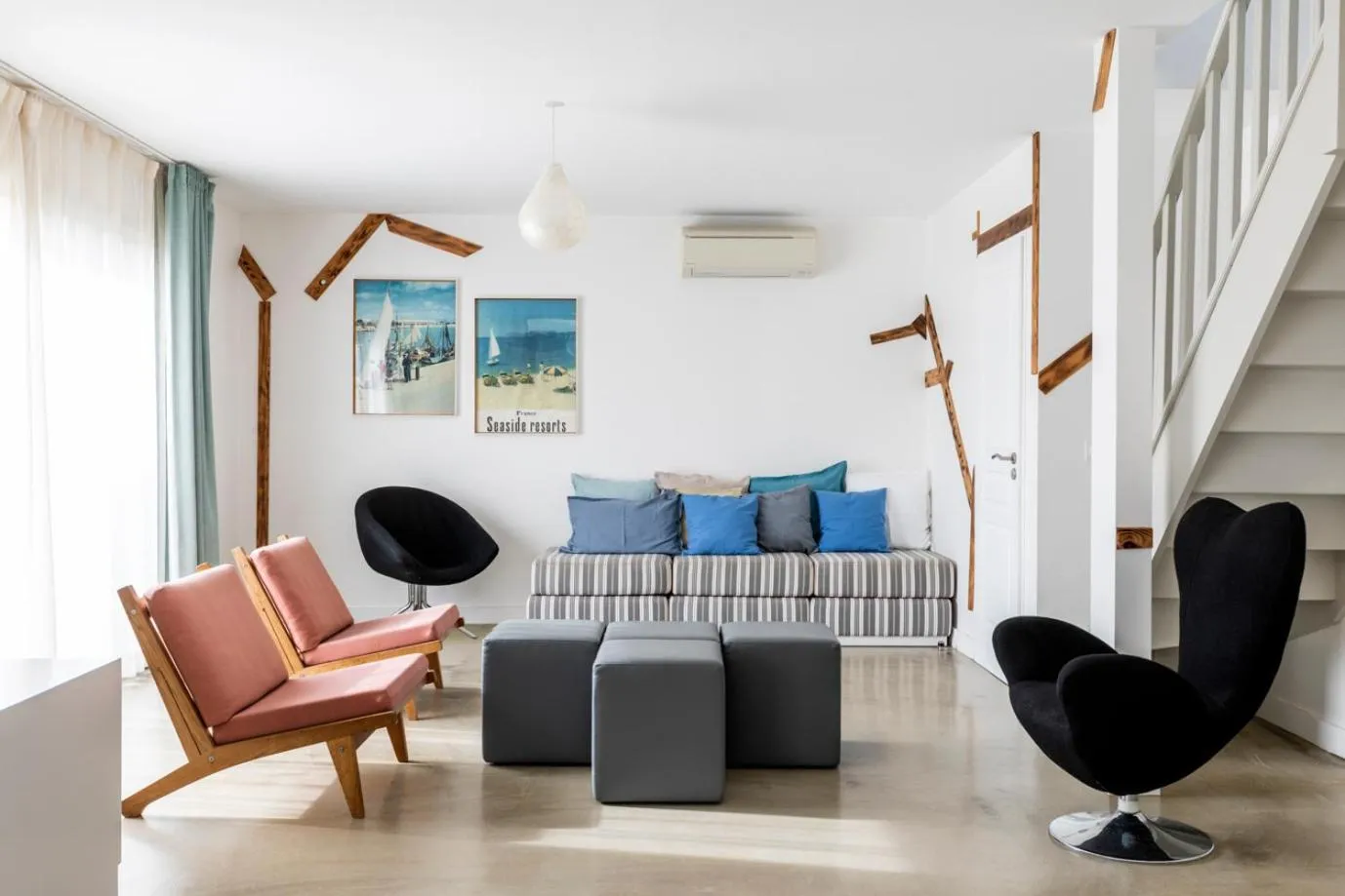 Living room in Côté Océan Resort