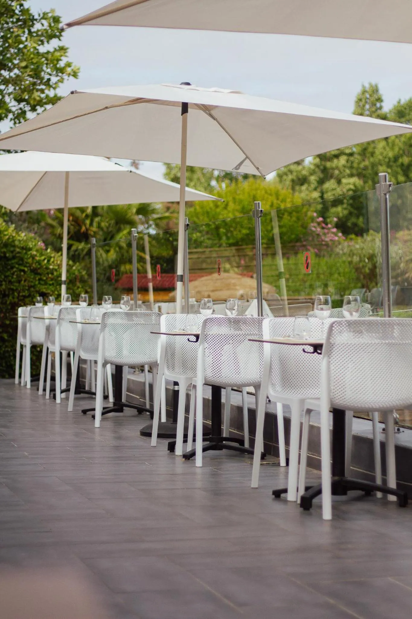Patio in Côté Océan Resort