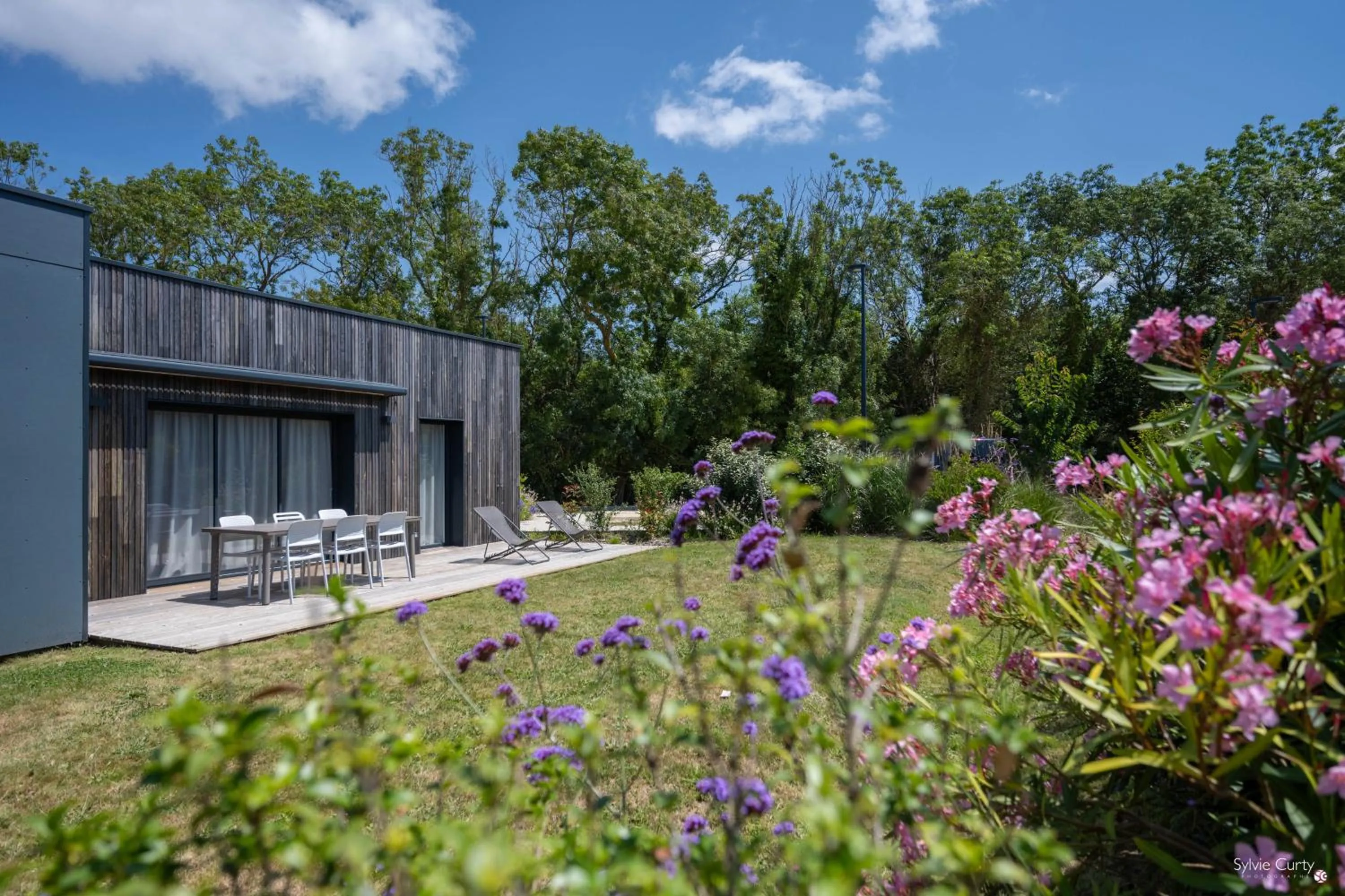 Patio in Côté Océan Resort