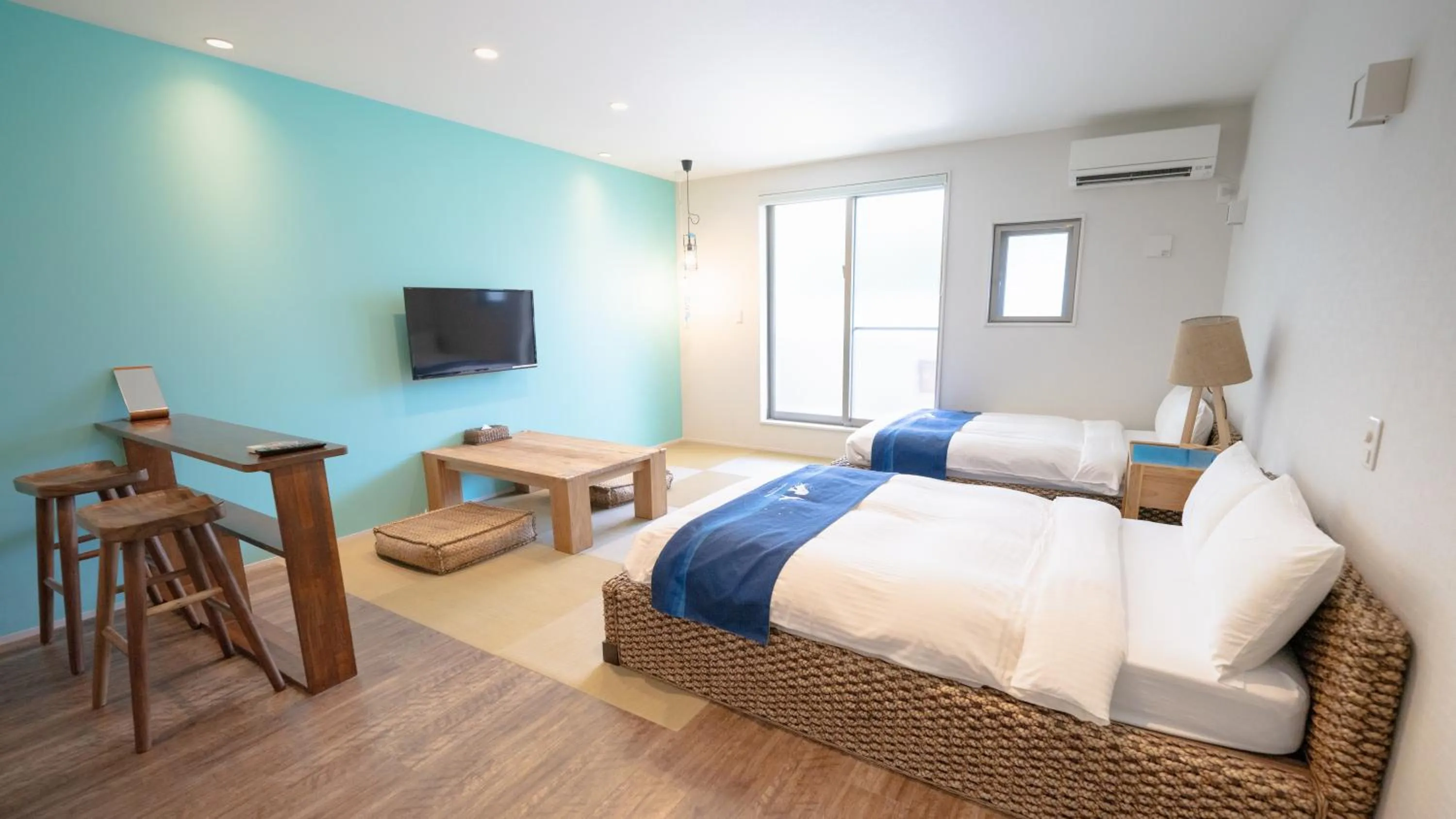 Area and facilities, Bed in Little Mermaid Hotel Ishigakijima