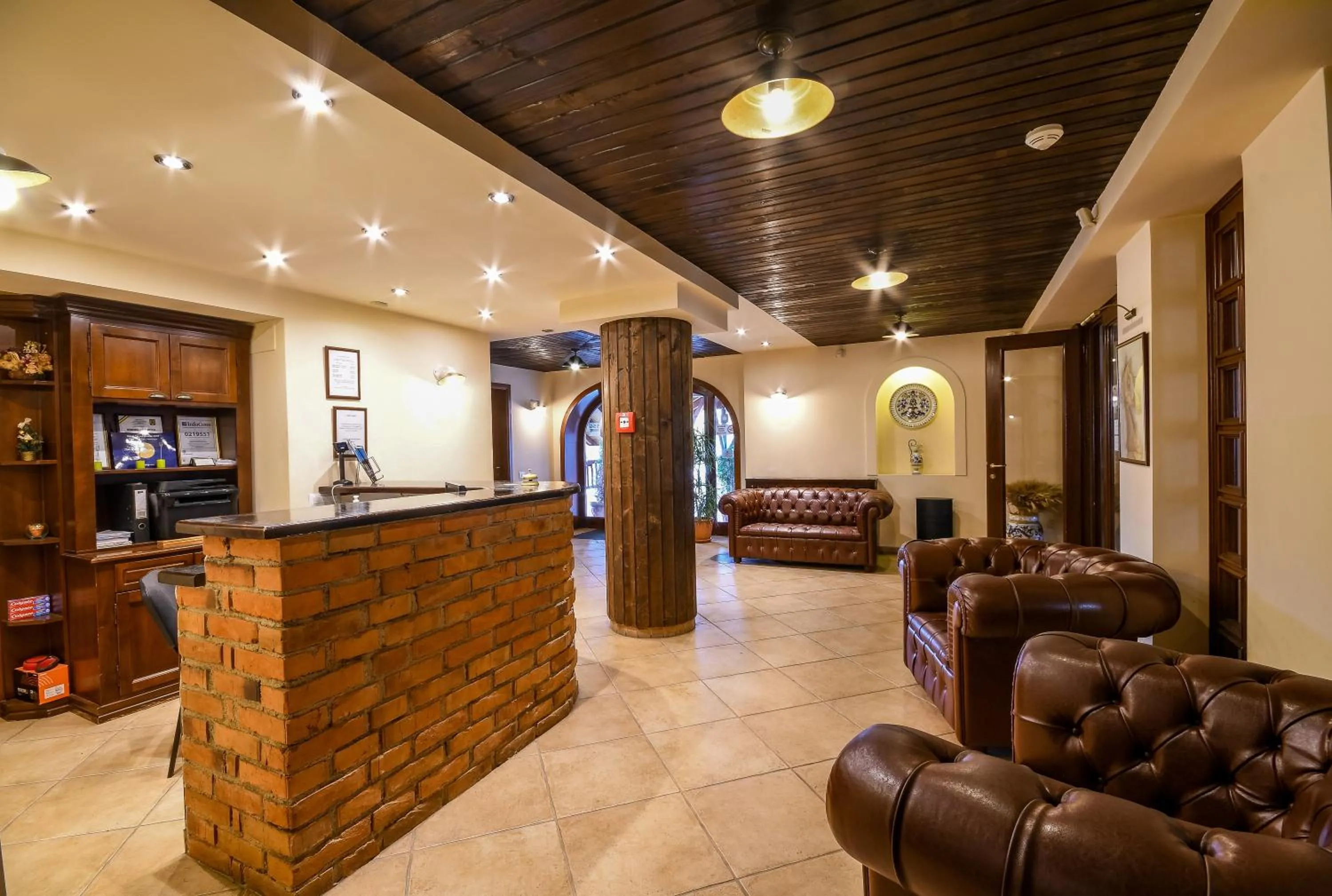 Lobby or reception in Pensiunea Casa Nostalgia