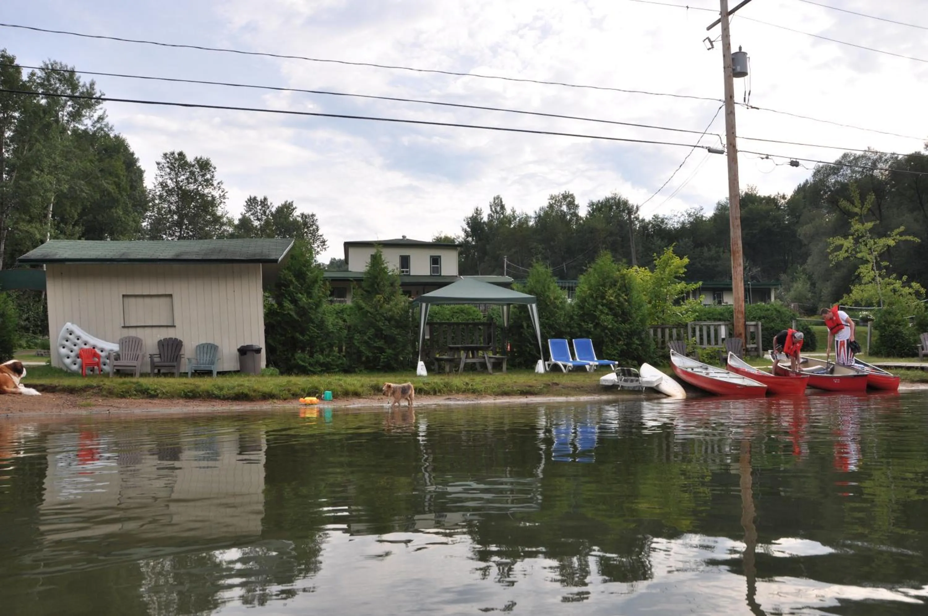Beach in Le Boisé du Lac