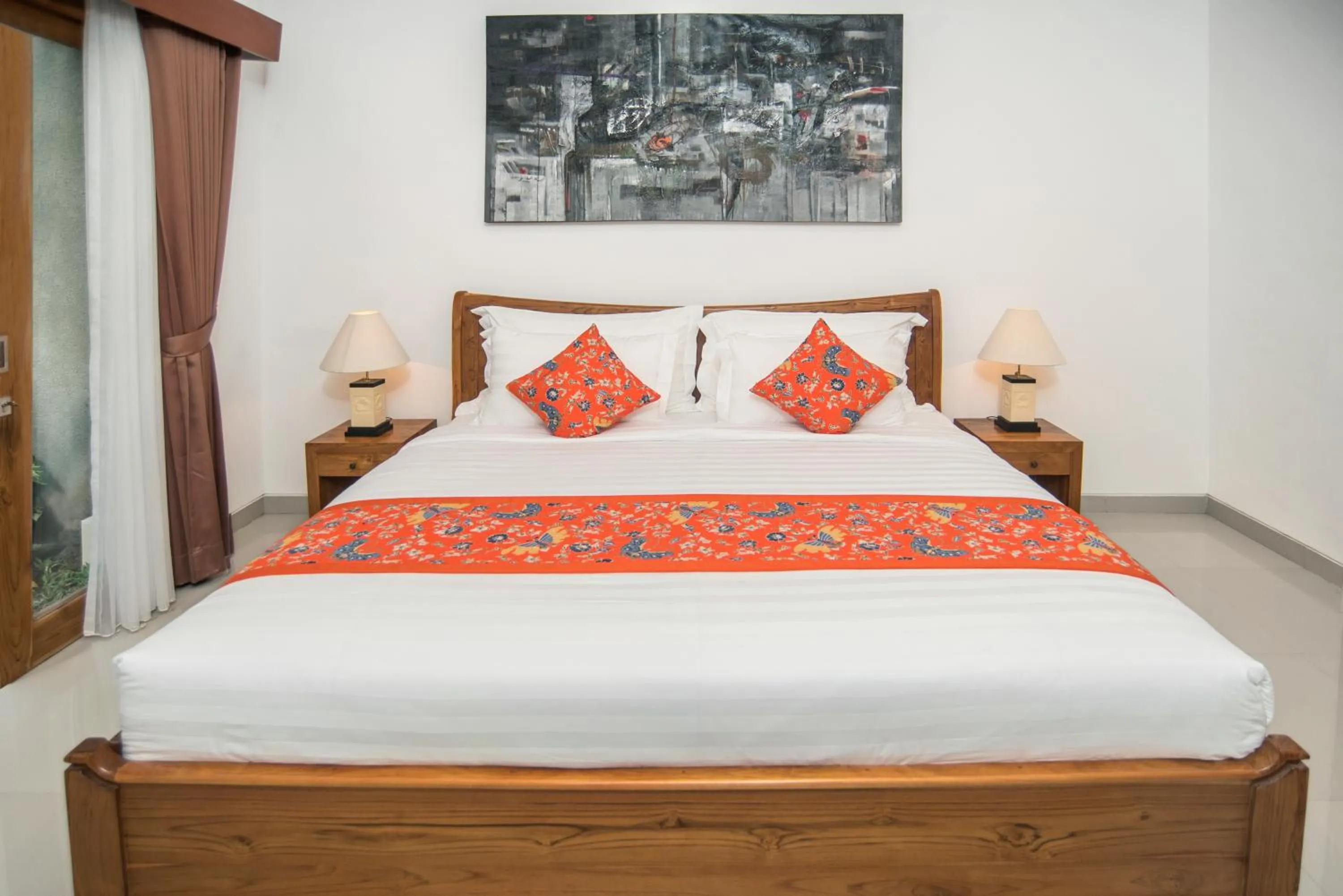Bed in Sandi Agung Villa Bidadari