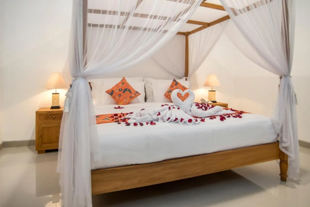 Bed in Sandi Agung Villa Bidadari