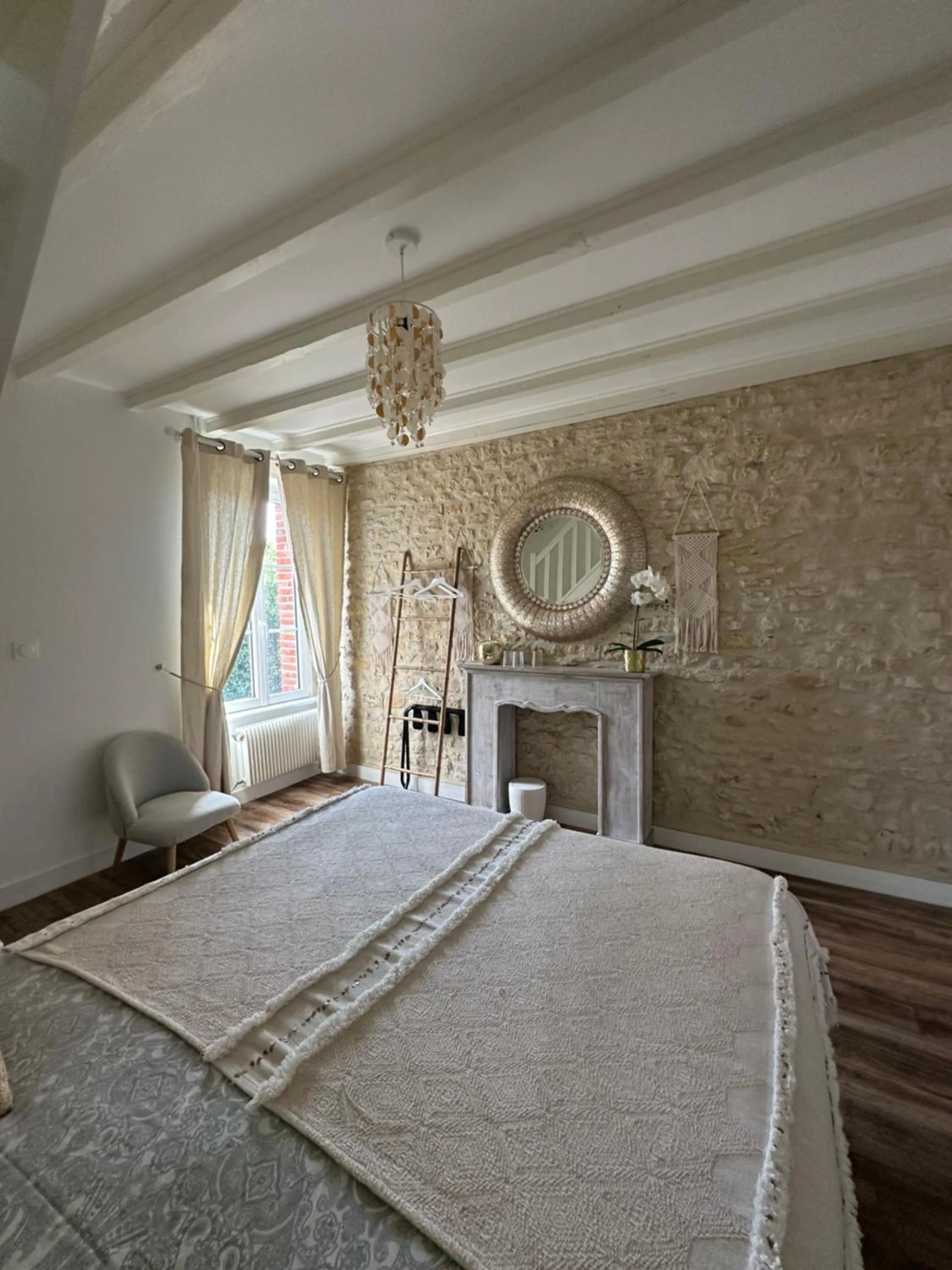 Bed in Chambres d'Hôtes Le Clos Tassin