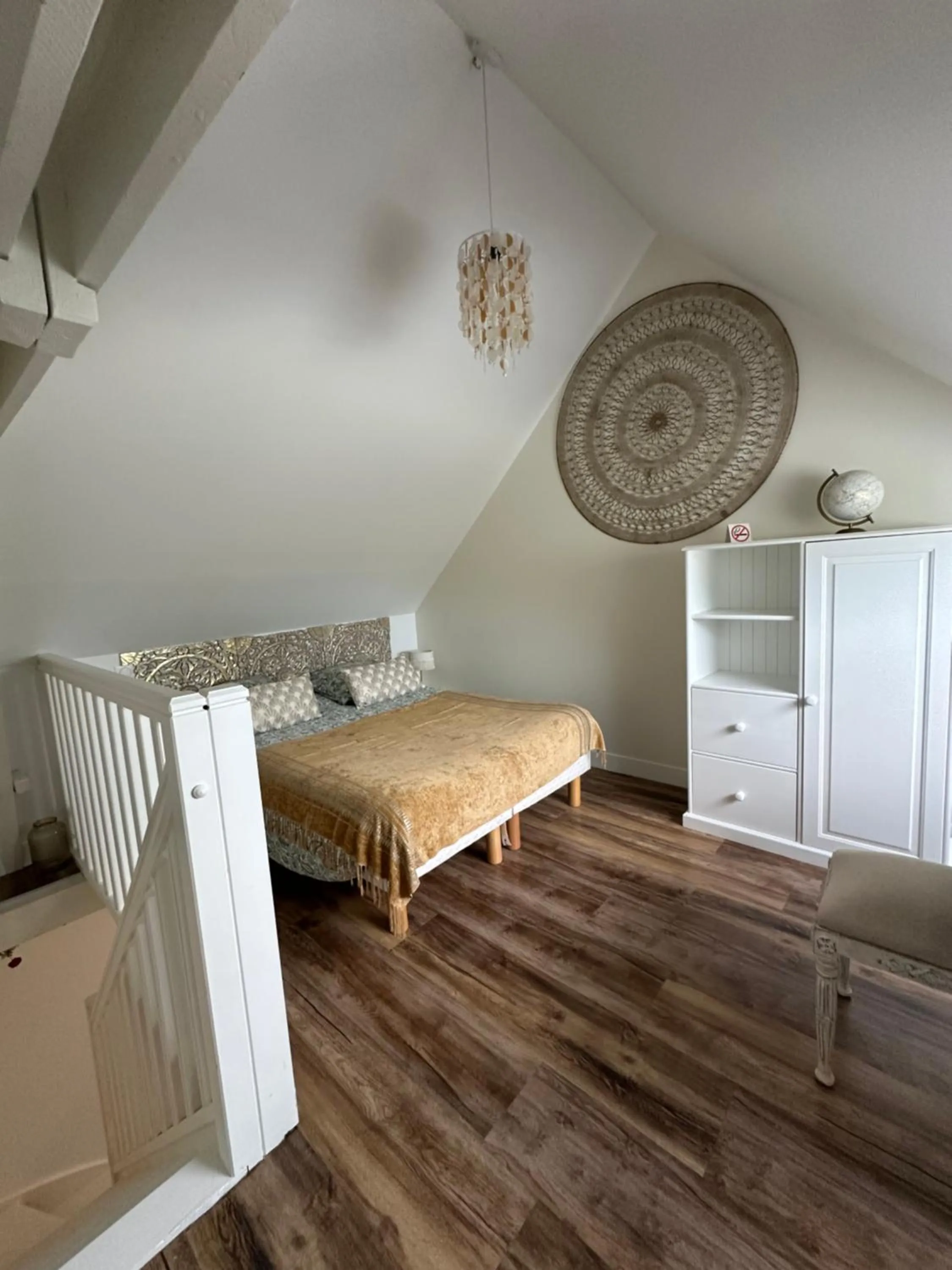 Bed in Chambres d'Hôtes Le Clos Tassin