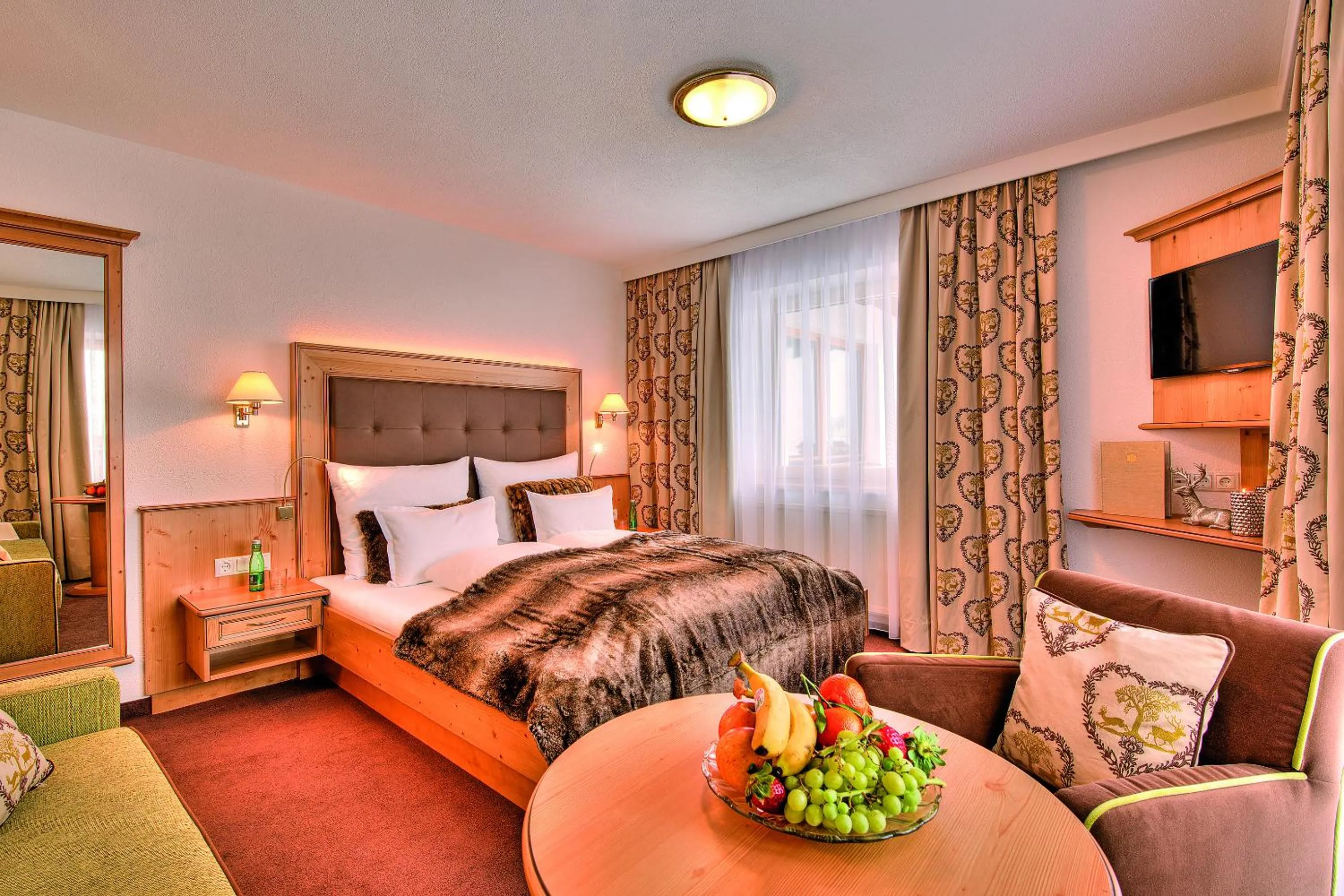 Bedroom, Bed in Hotel Garni Urezza