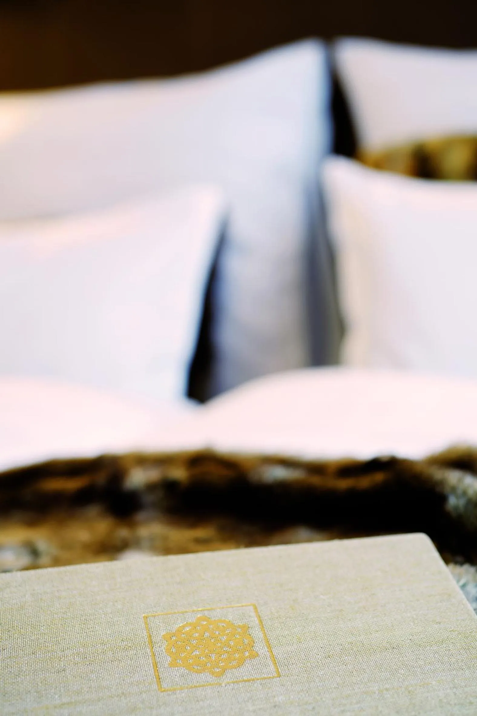 Decorative detail, Bed in Hotel Garni Urezza