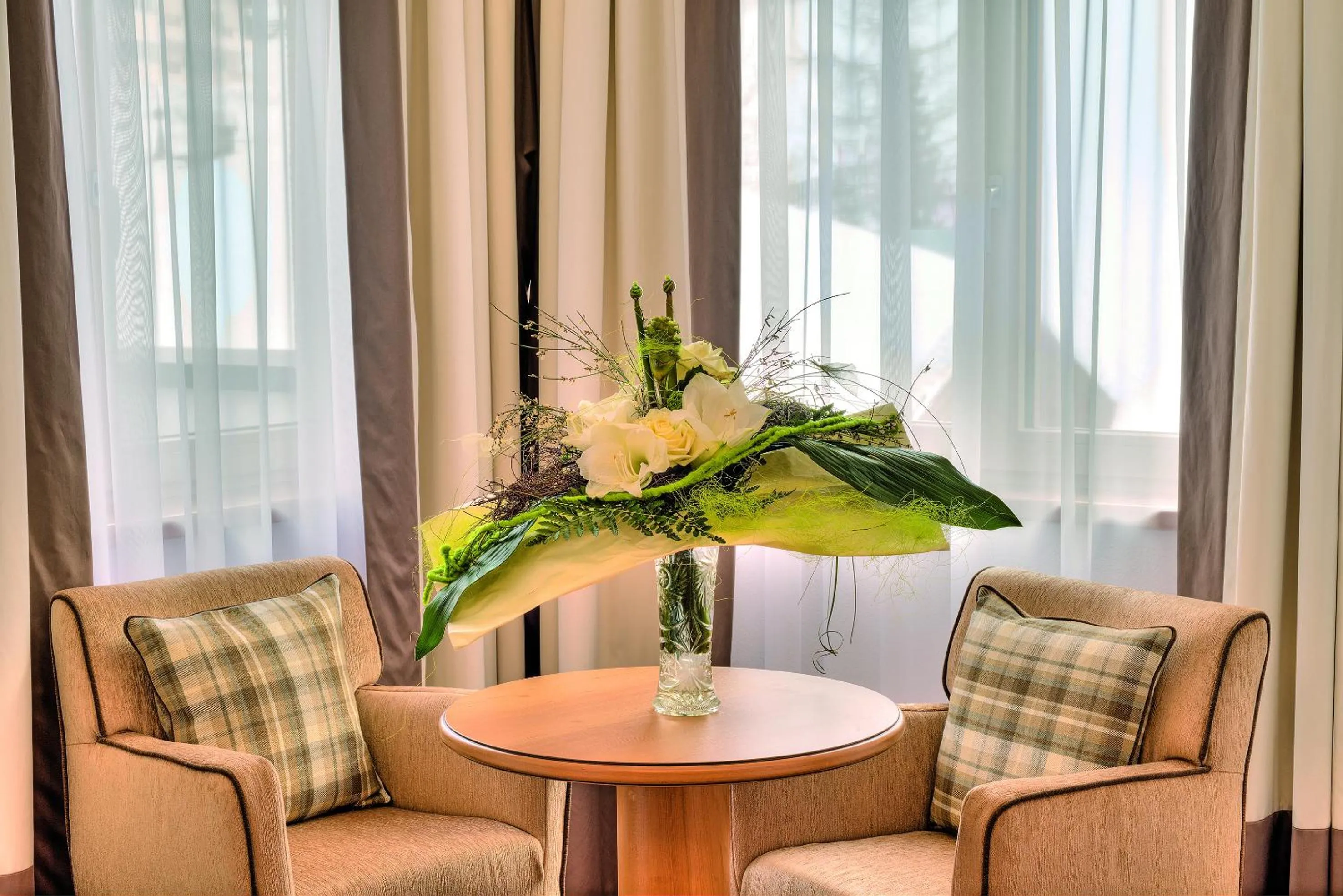 Seating area in Hotel Garni Urezza