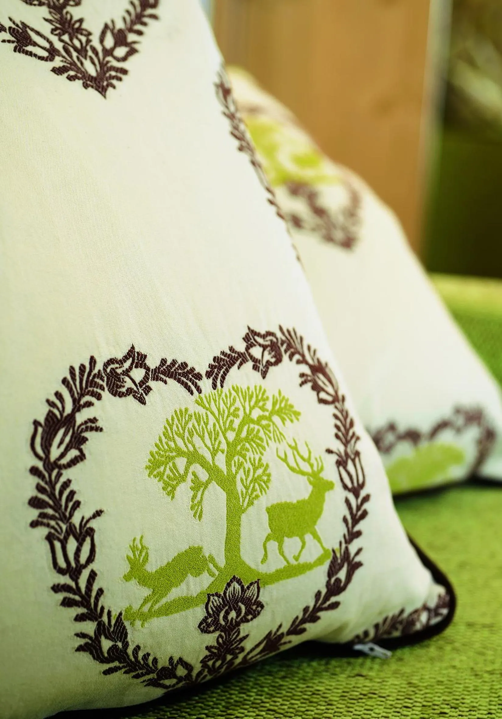 Decorative detail, Bed in Hotel Garni Urezza