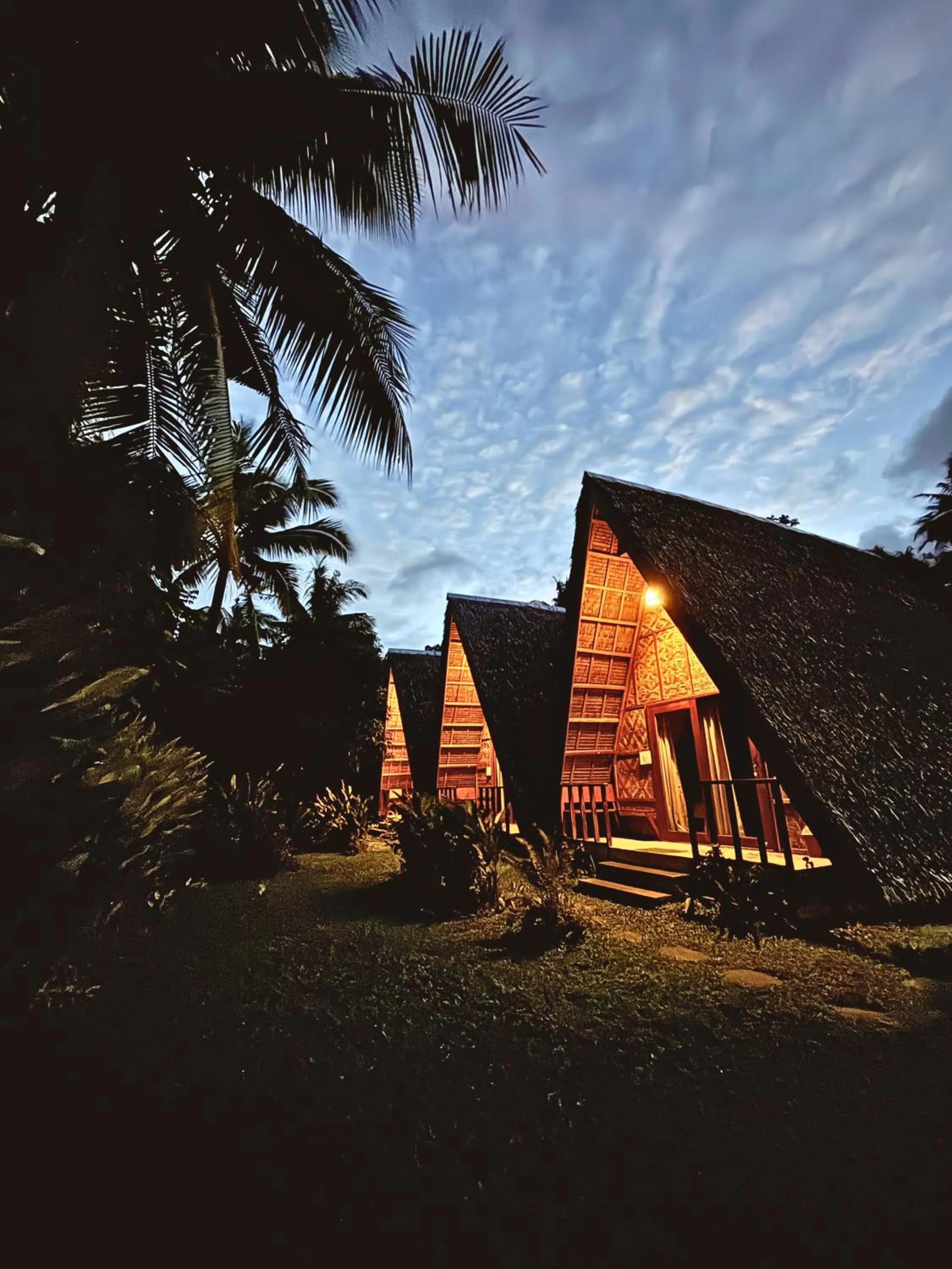 Night in Triangle Palms Siargao