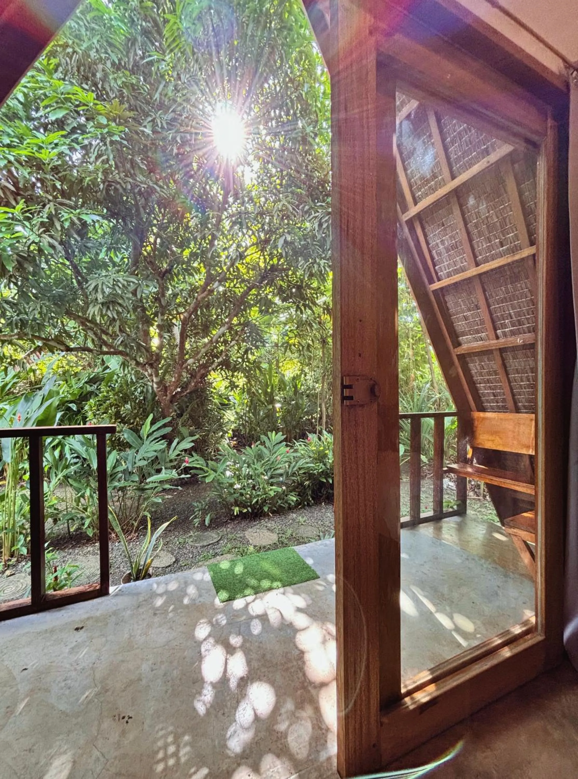 Garden view in Triangle Palms Siargao