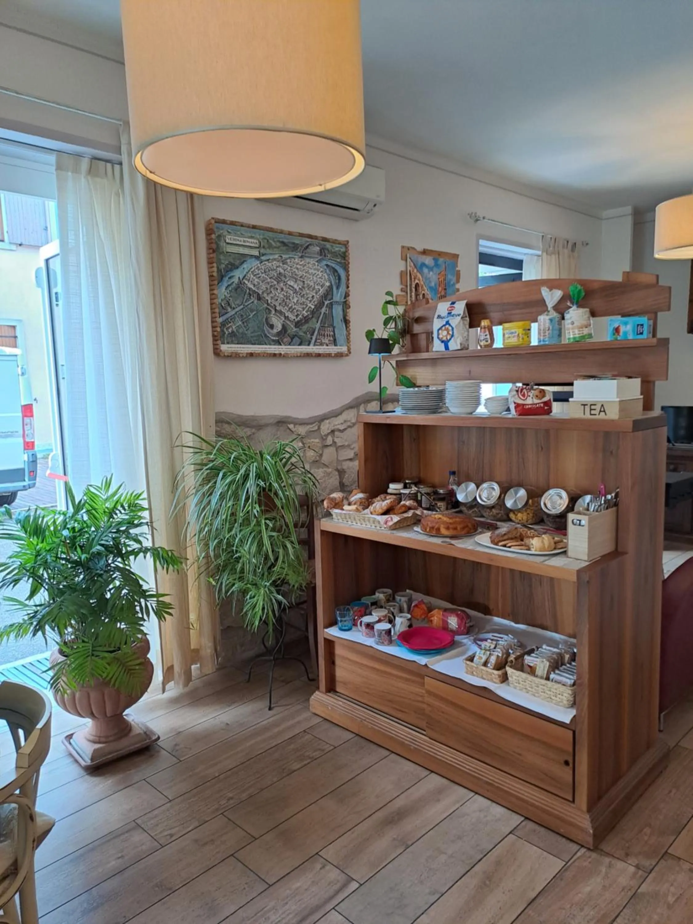 Buffet breakfast in Florivana Boutique Hotel