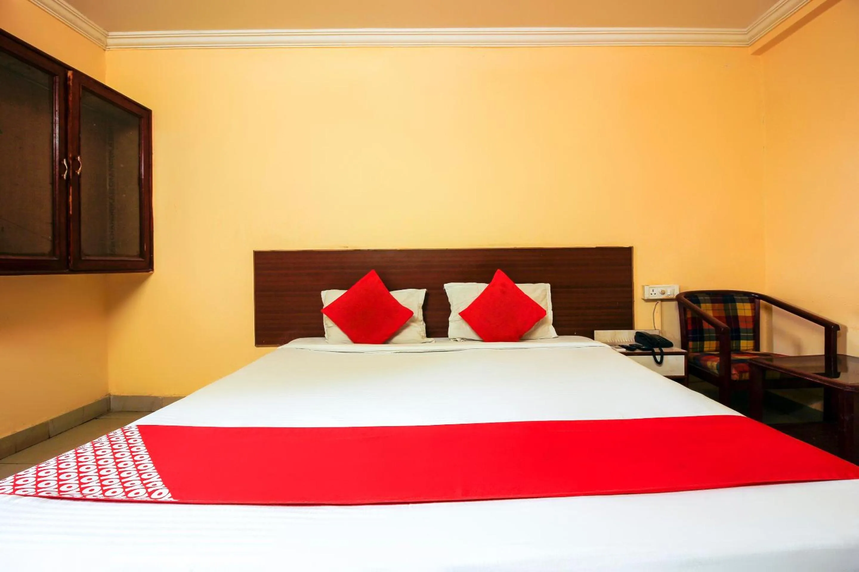 Bedroom, Bed in Hotel O Priya Residency