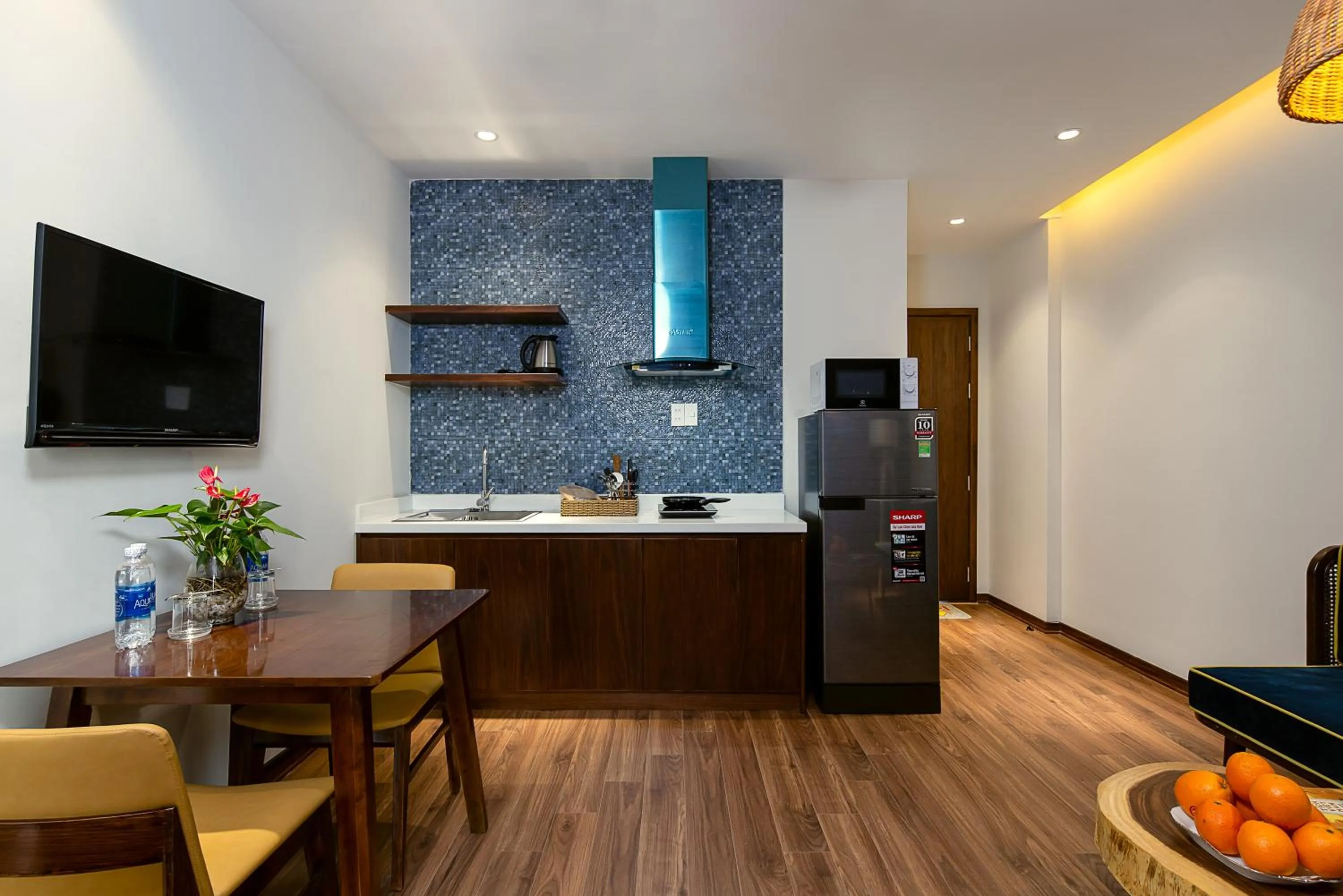 TV and multimedia in Tropical House Apartment Da Nang