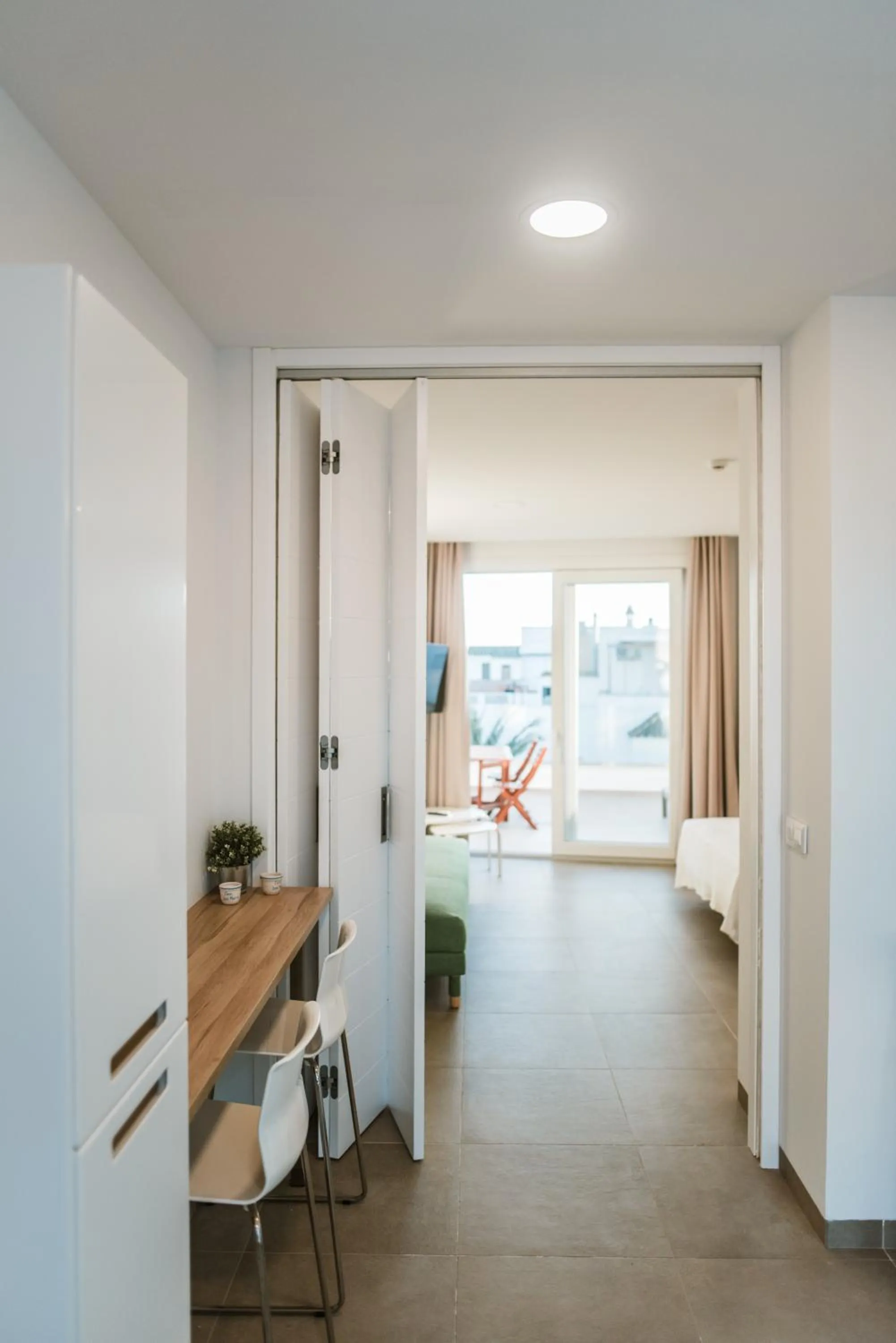 Balcony/Terrace, Bed in Apartamentos ZHR