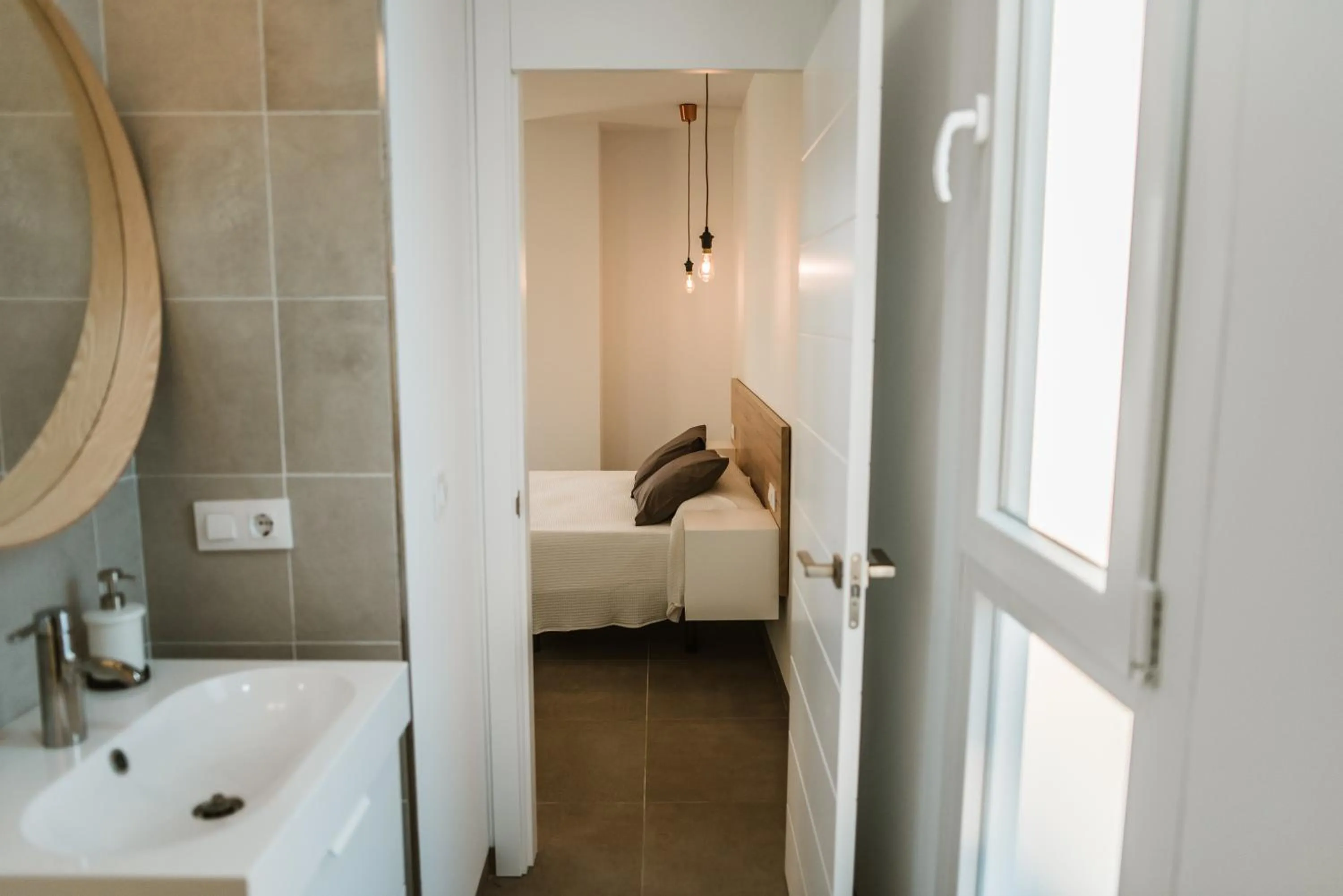 Bathroom, Bed in Apartamentos ZHR