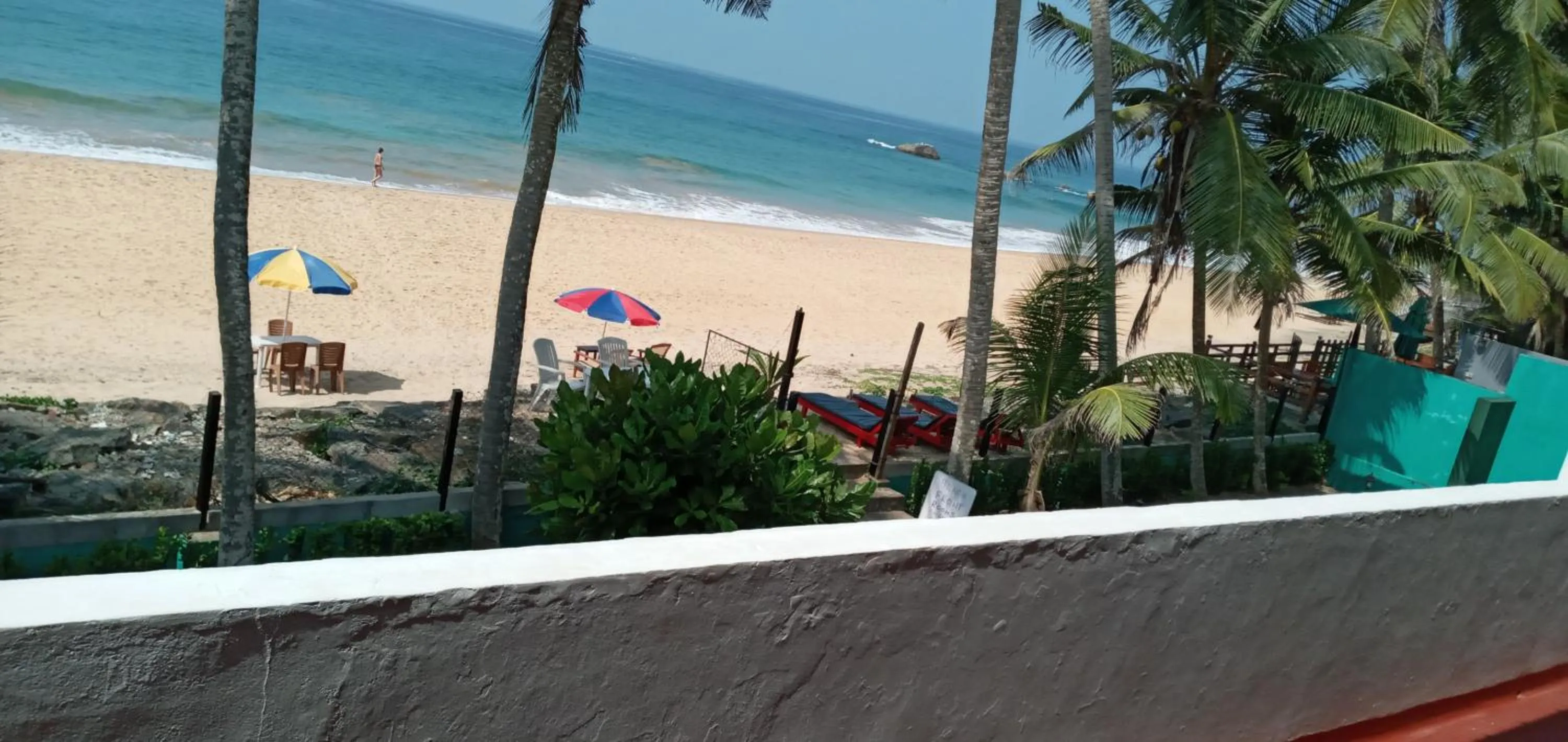 Sea view in New SeaSide Inn Hikkaduwa