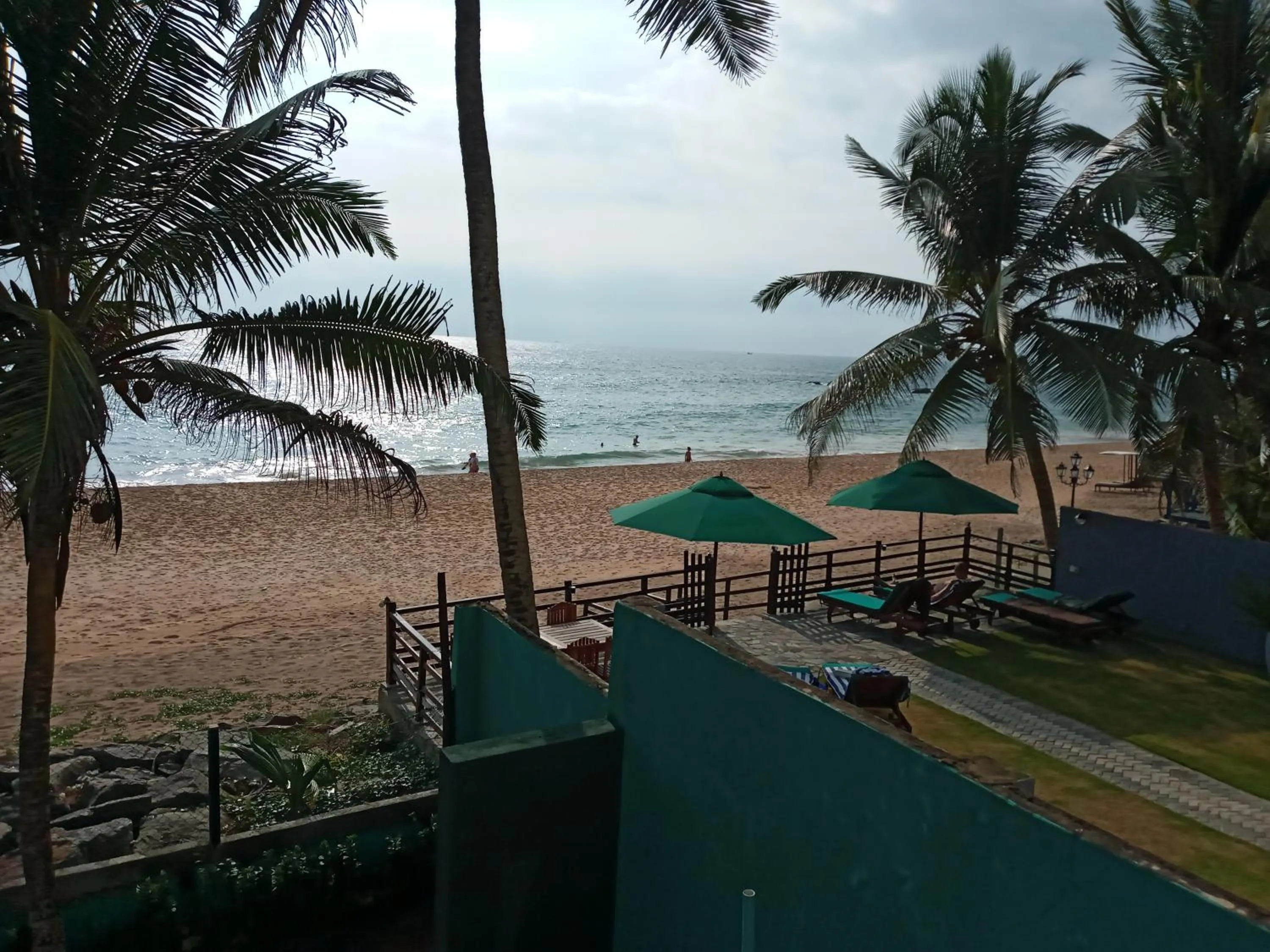 Sea view in New SeaSide Inn Hikkaduwa