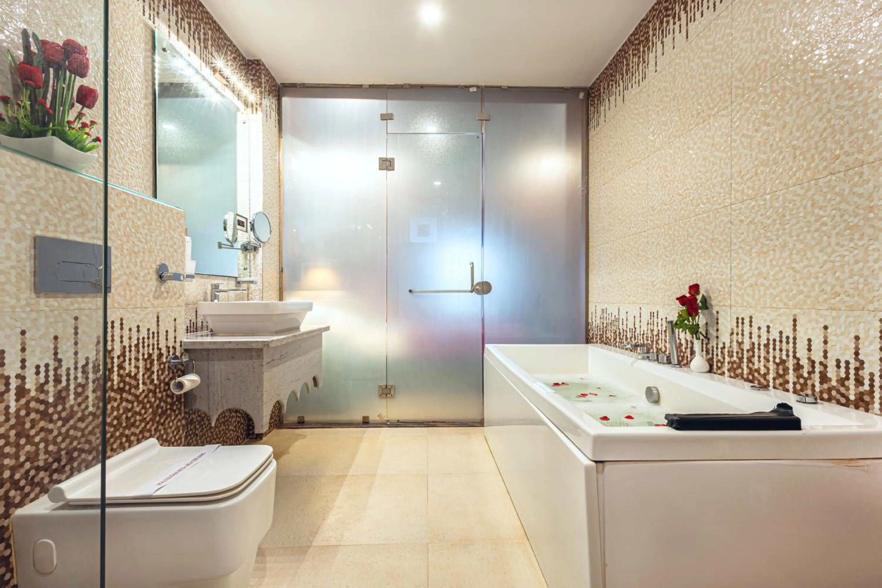 Shower in Salcete Beach Resort