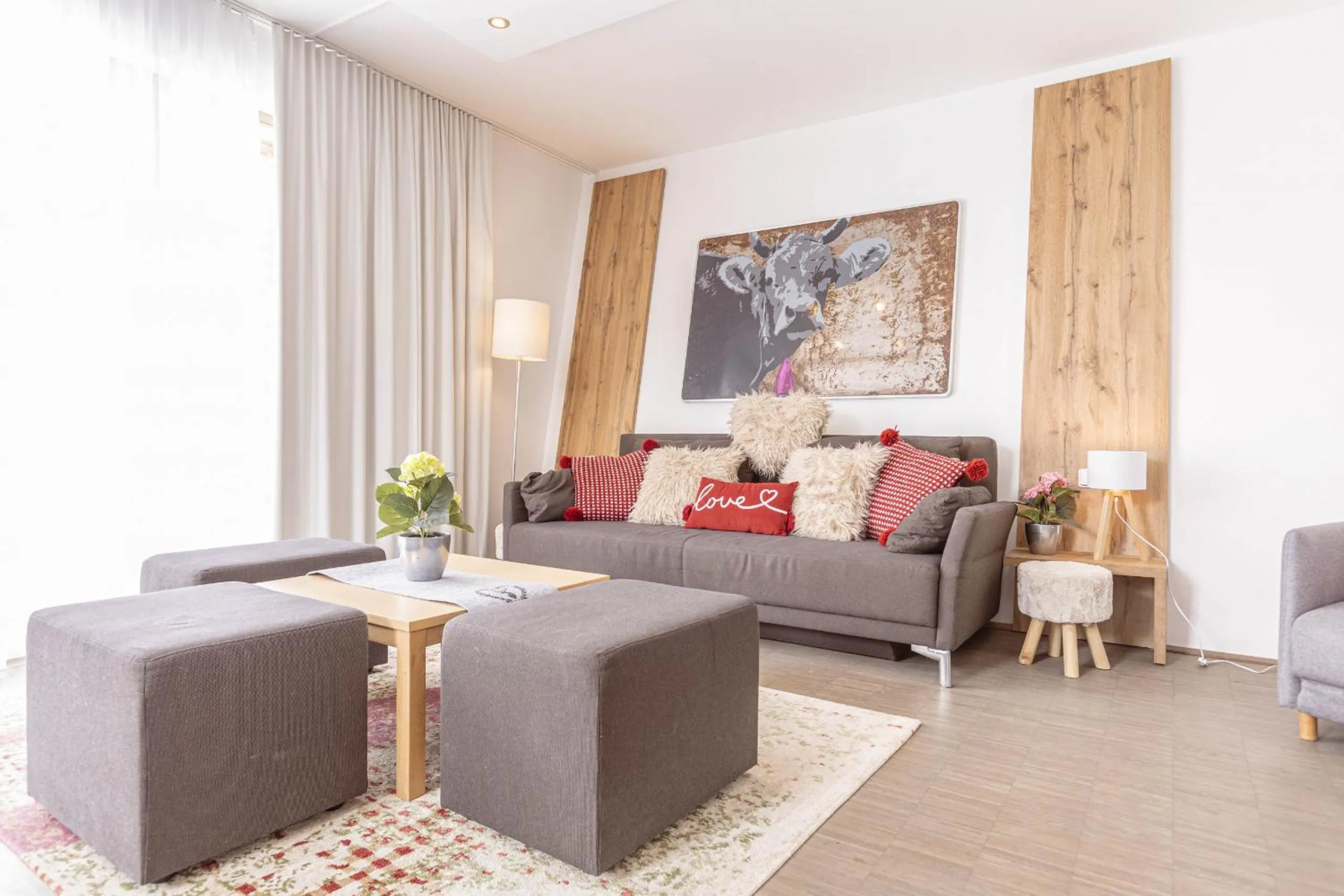 Living room in Alpenrock Schladming by ALPS RESORTS