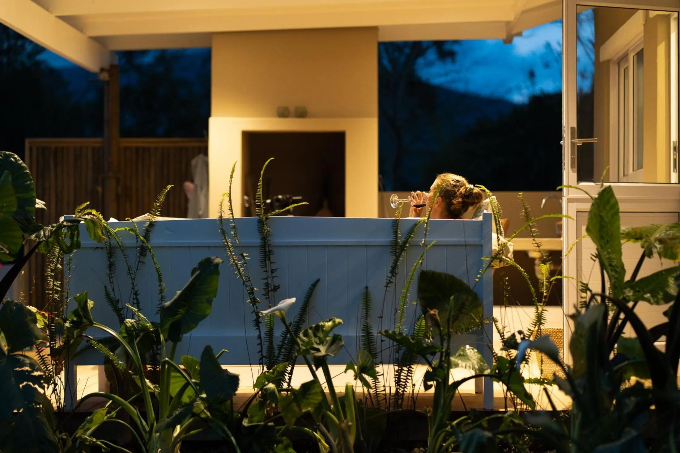 Patio in Oakhurst Farm Cottages