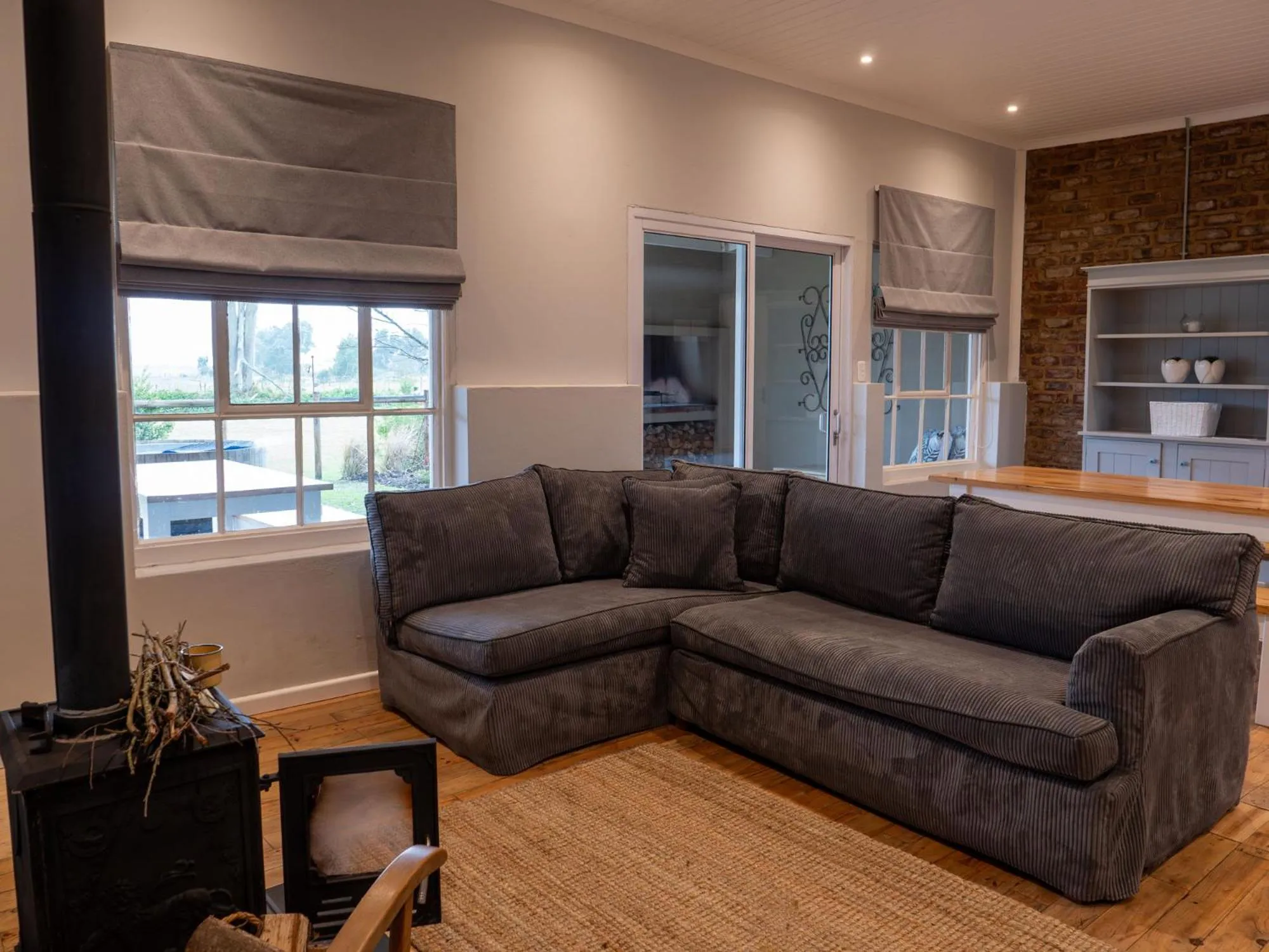 Seating area in Oakhurst Farm Cottages