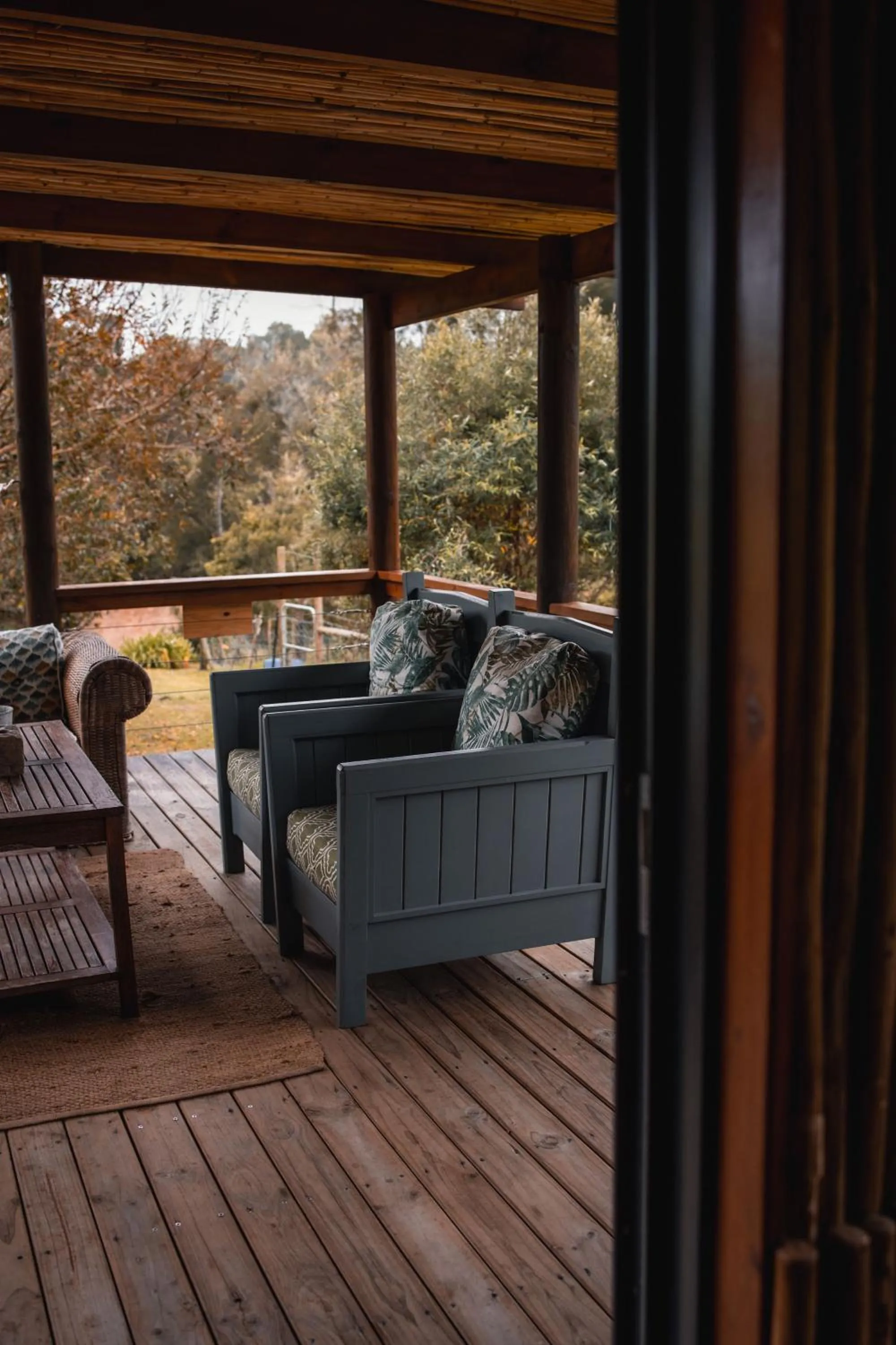Patio in Oakhurst Farm Cottages