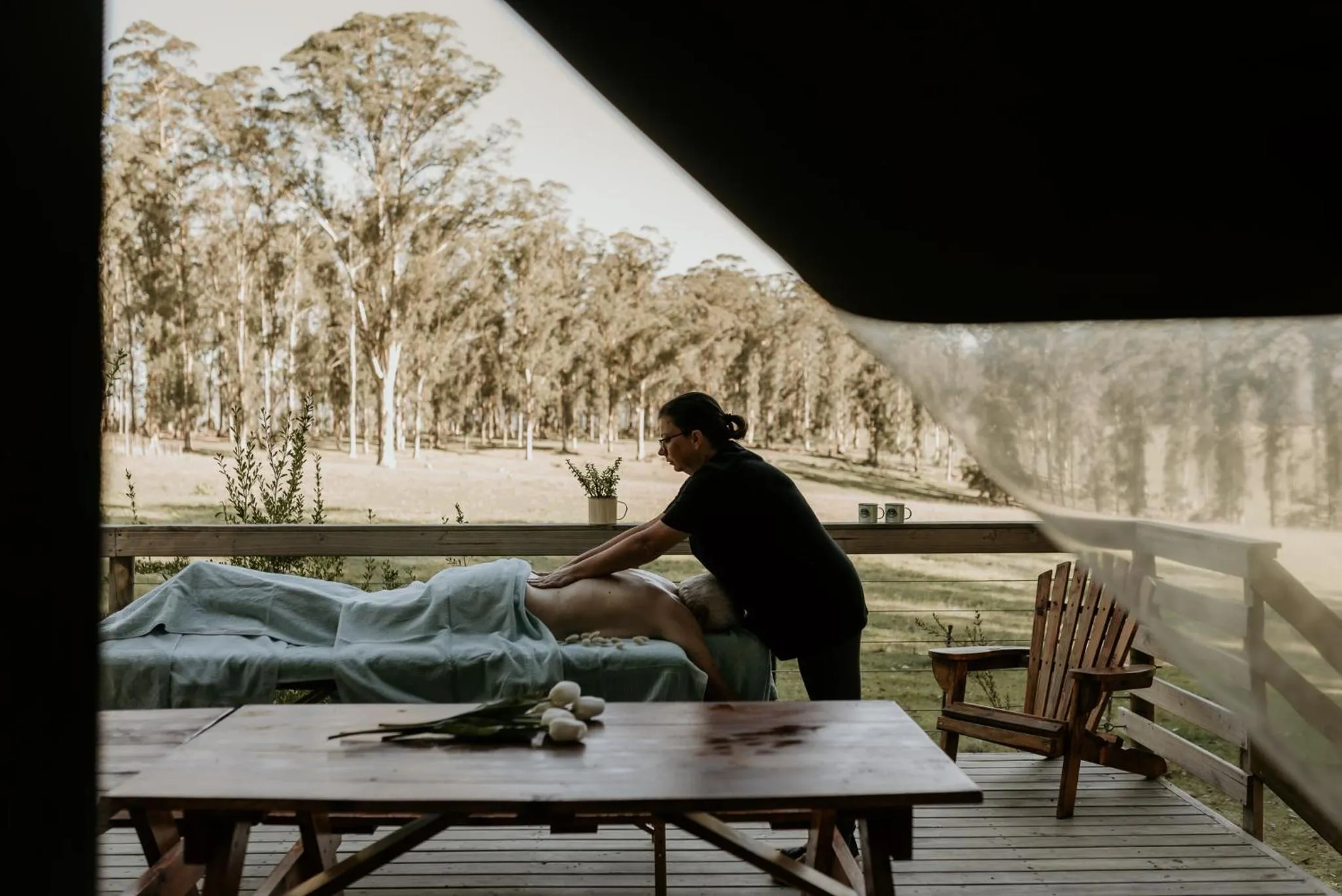 Natural landscape in Oakhurst Farm Cottages