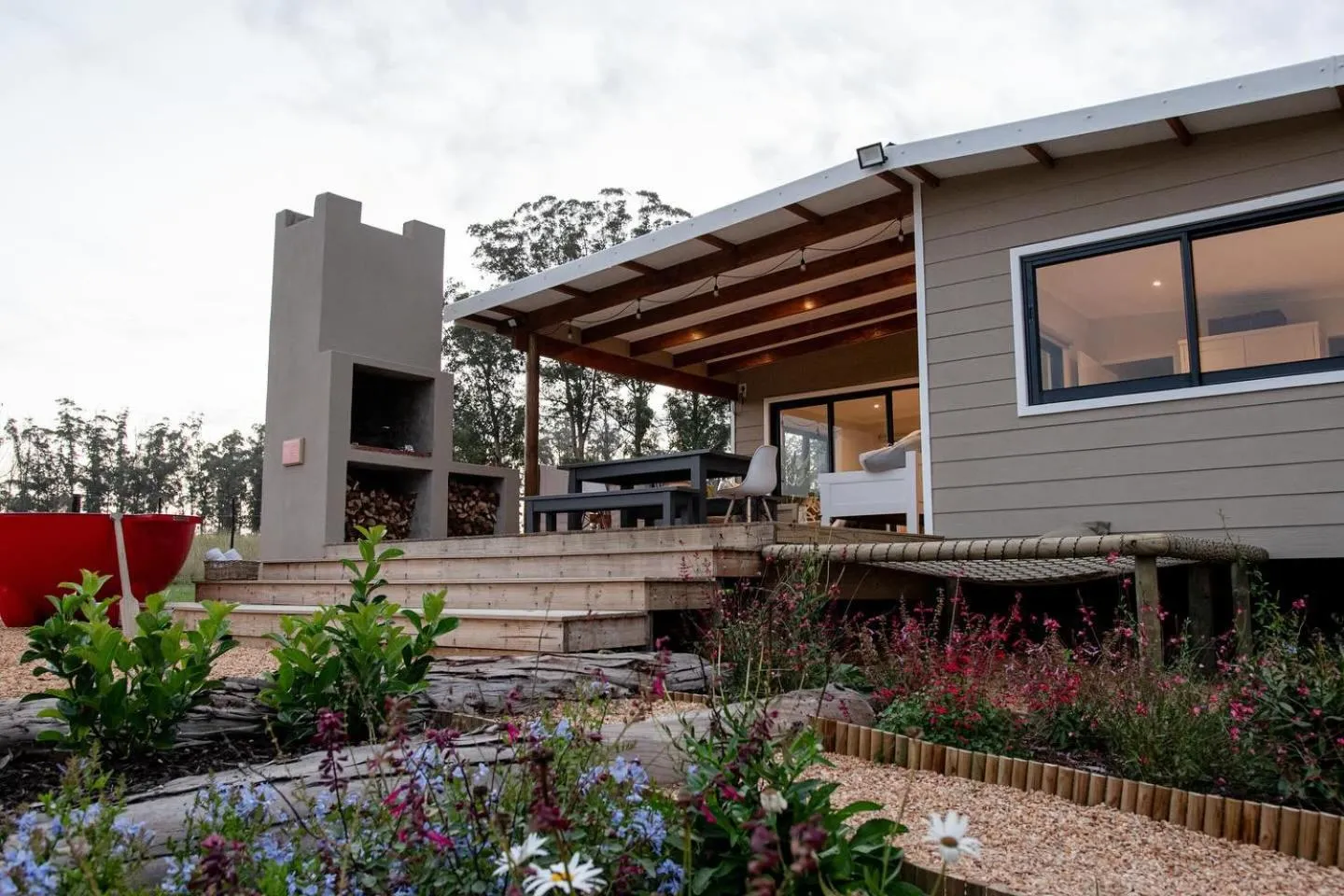 Patio in Oakhurst Farm Cottages