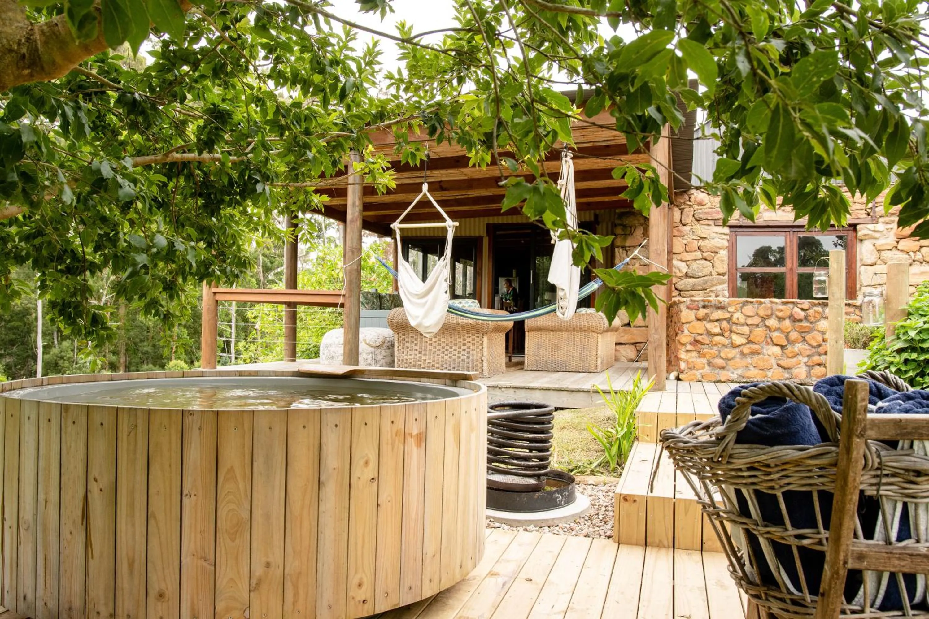 Hot Tub in Oakhurst Farm Cottages