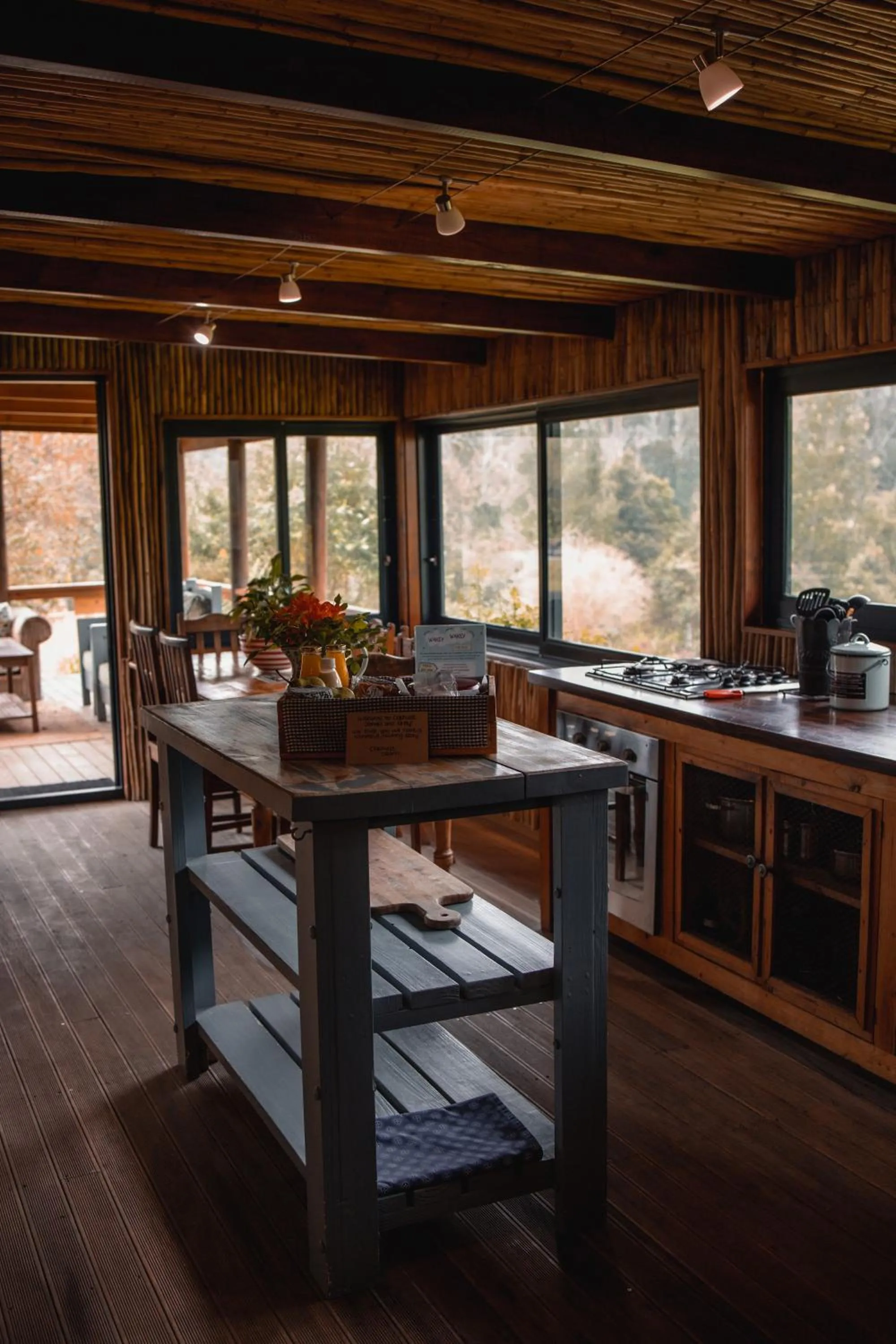 Dining area in Oakhurst Farm Cottages