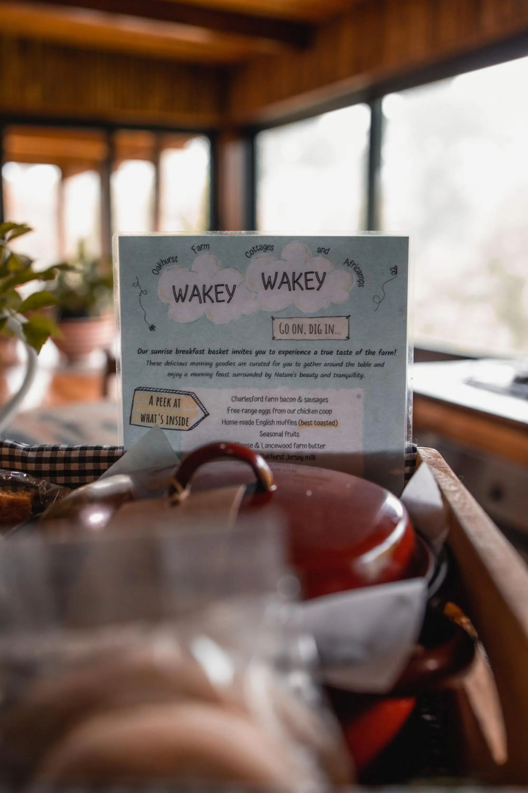 Food and drinks in Oakhurst Farm Cottages