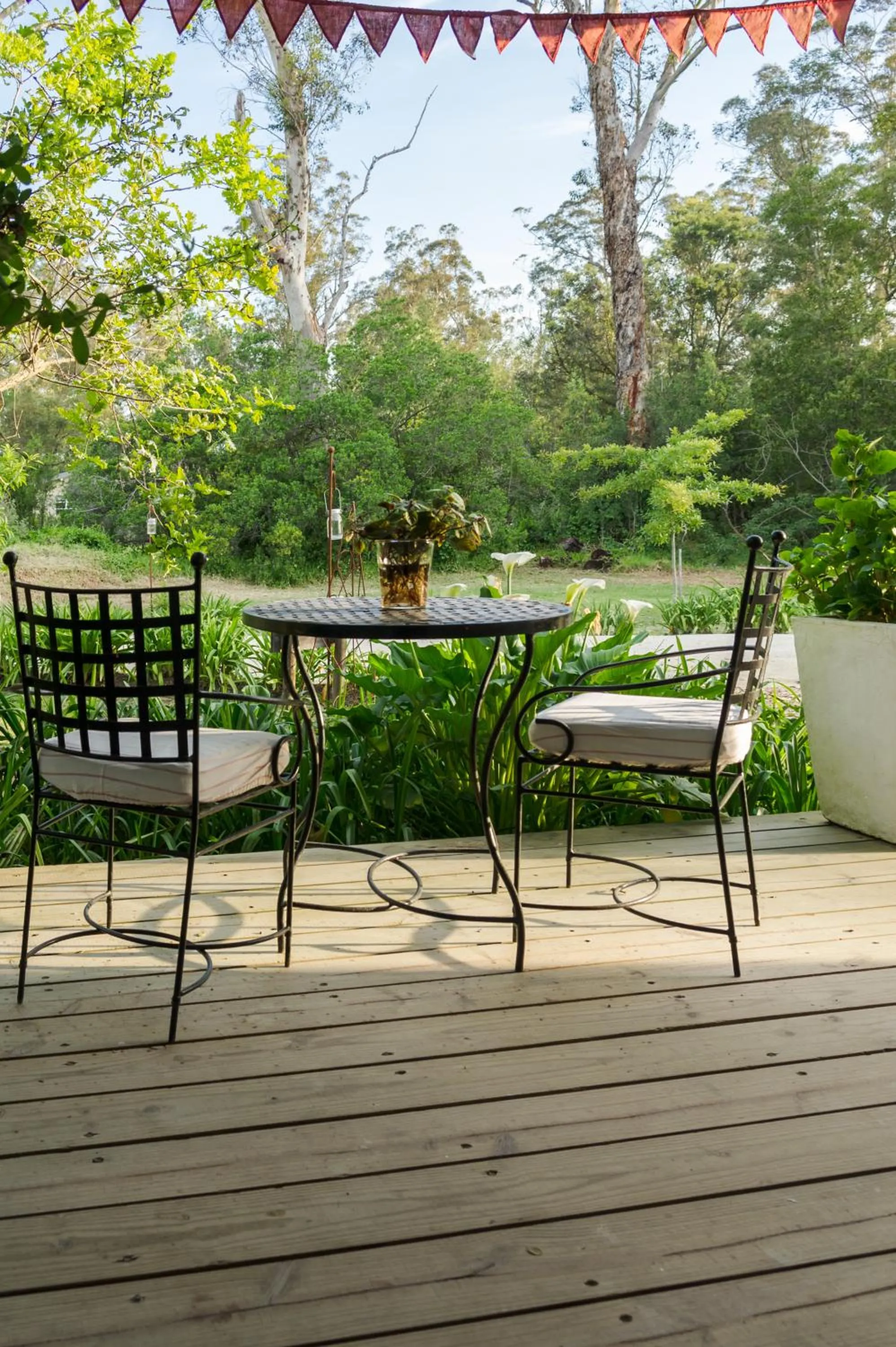 Patio in Oakhurst Farm Cottages