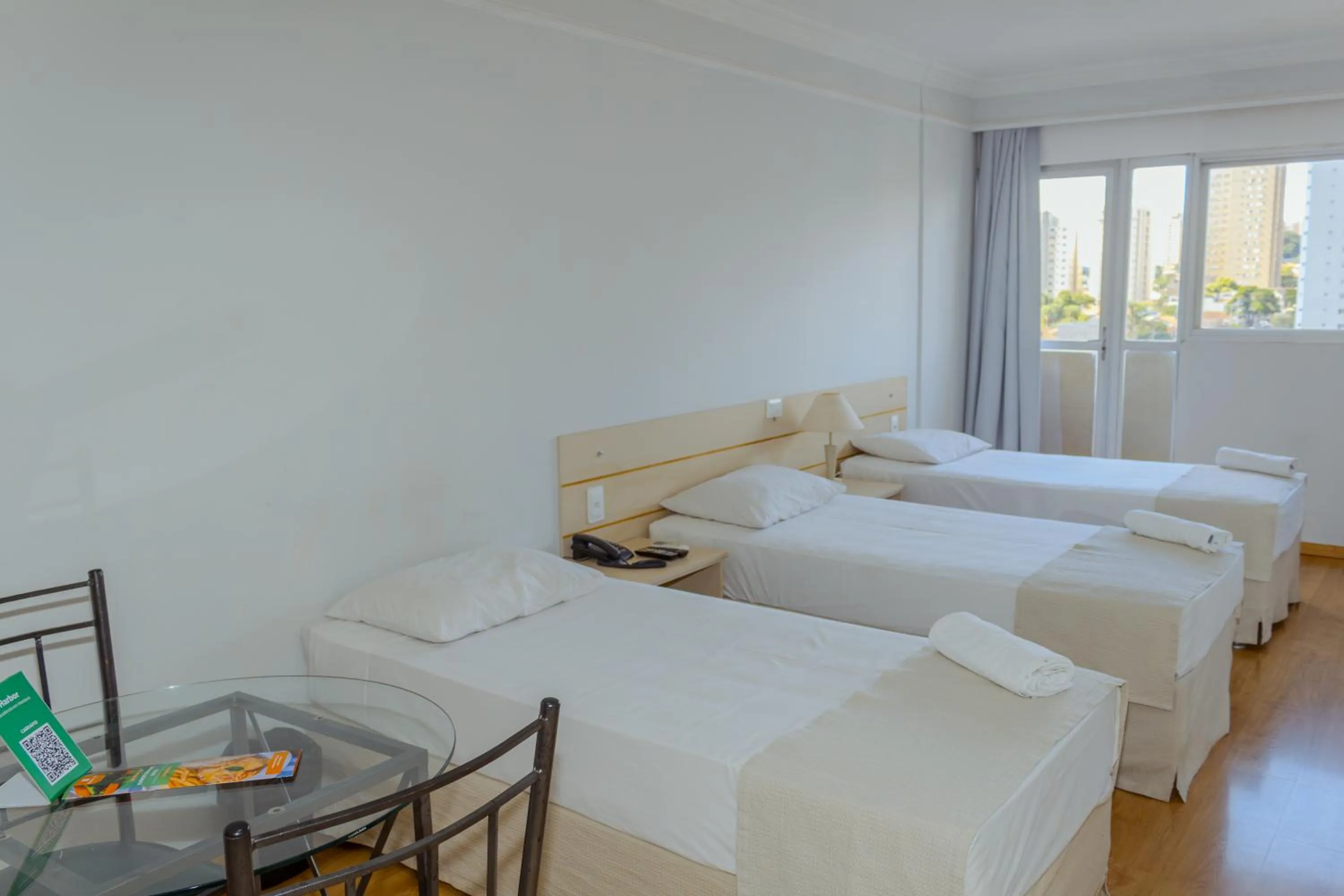 Bed in Harbor Buriti Hotel