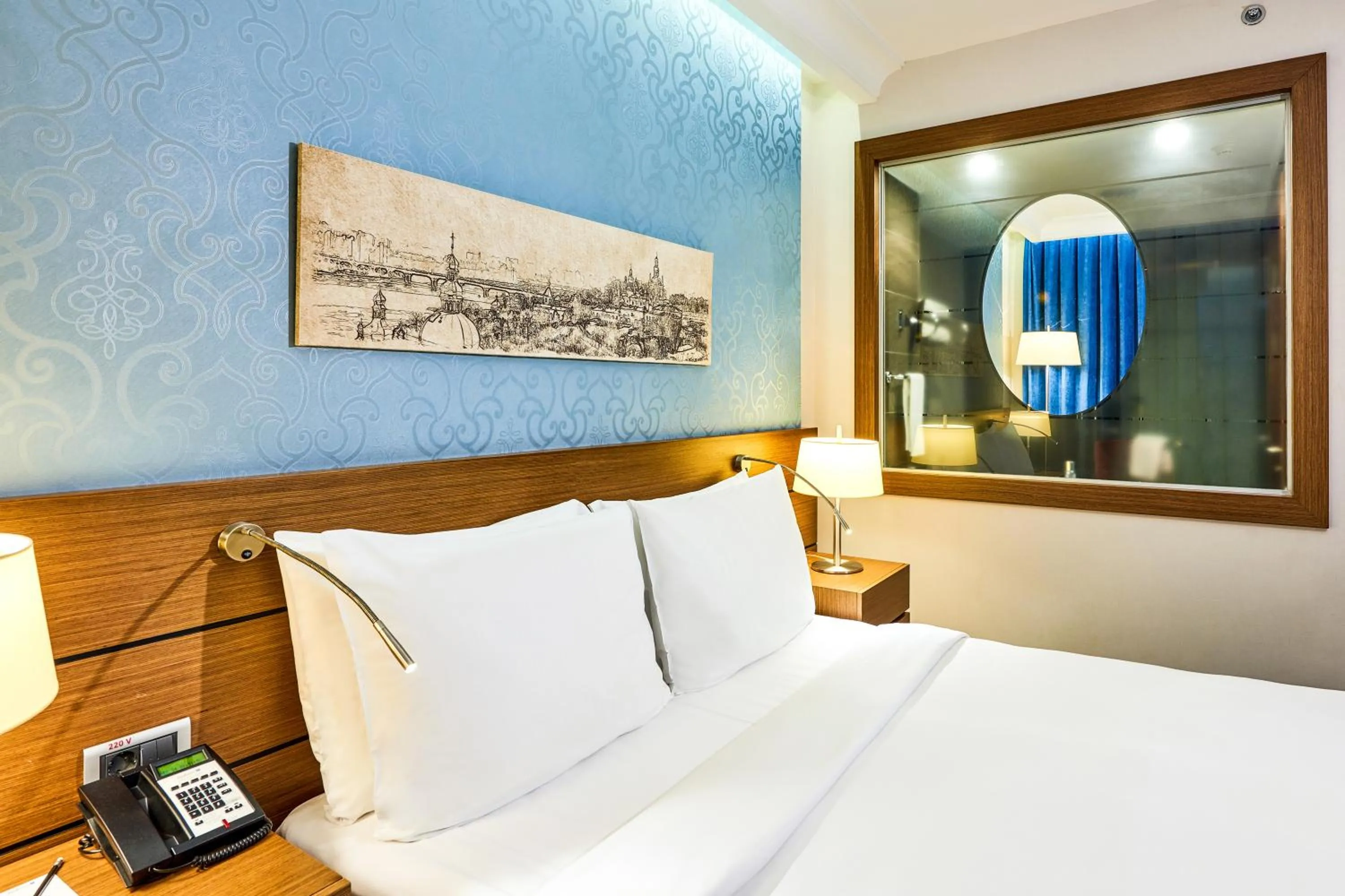 Photo of the whole room, Bed in Radisson Blu Hotel, Kyiv Podil City Centre