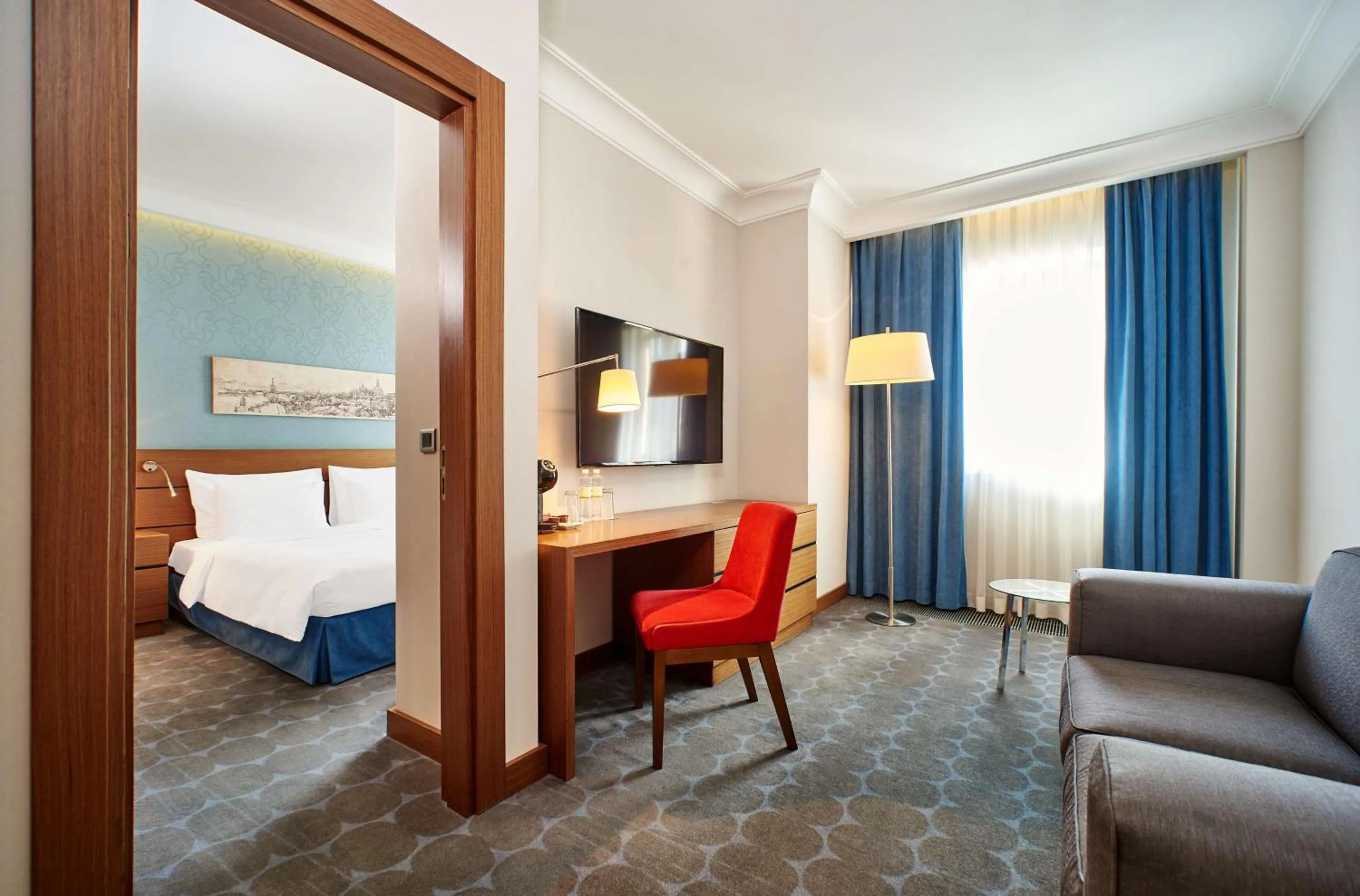 Photo of the whole room, Bed in Radisson Blu Hotel, Kyiv Podil City Centre