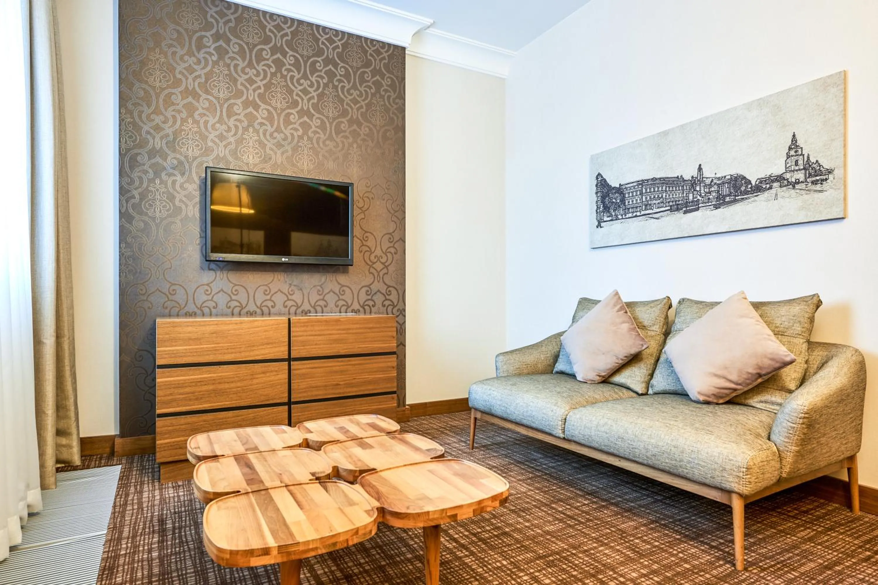 Living room in Radisson Blu Hotel, Kyiv Podil City Centre