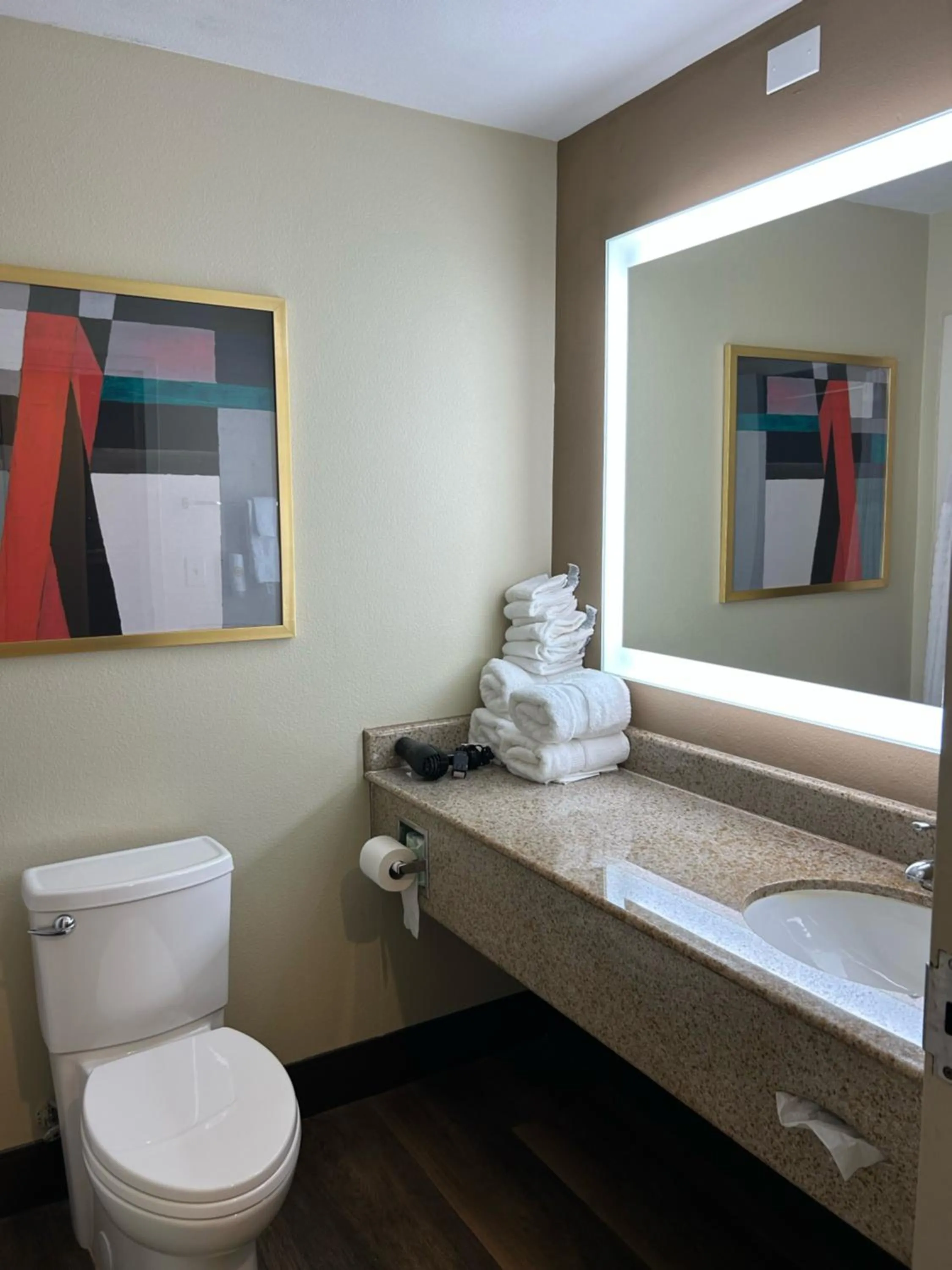 Bathroom in Comfort Suites Columbia at Harbison