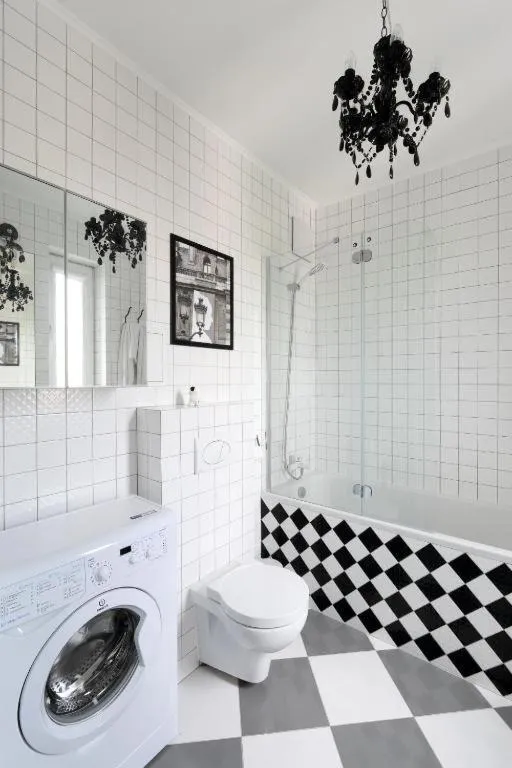 Toilet, Bathroom in NotaBene Wola Apartment