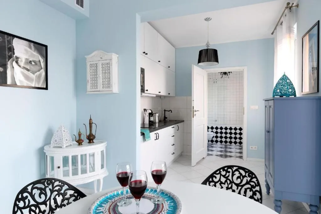 Dining Area in NotaBene Wola Apartment