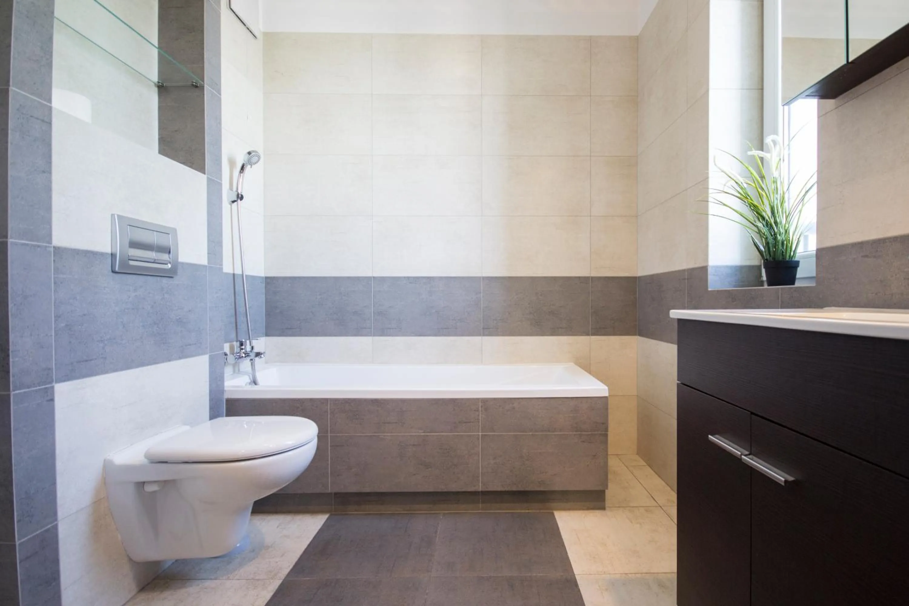 Bathroom in NotaBene Wola Apartment