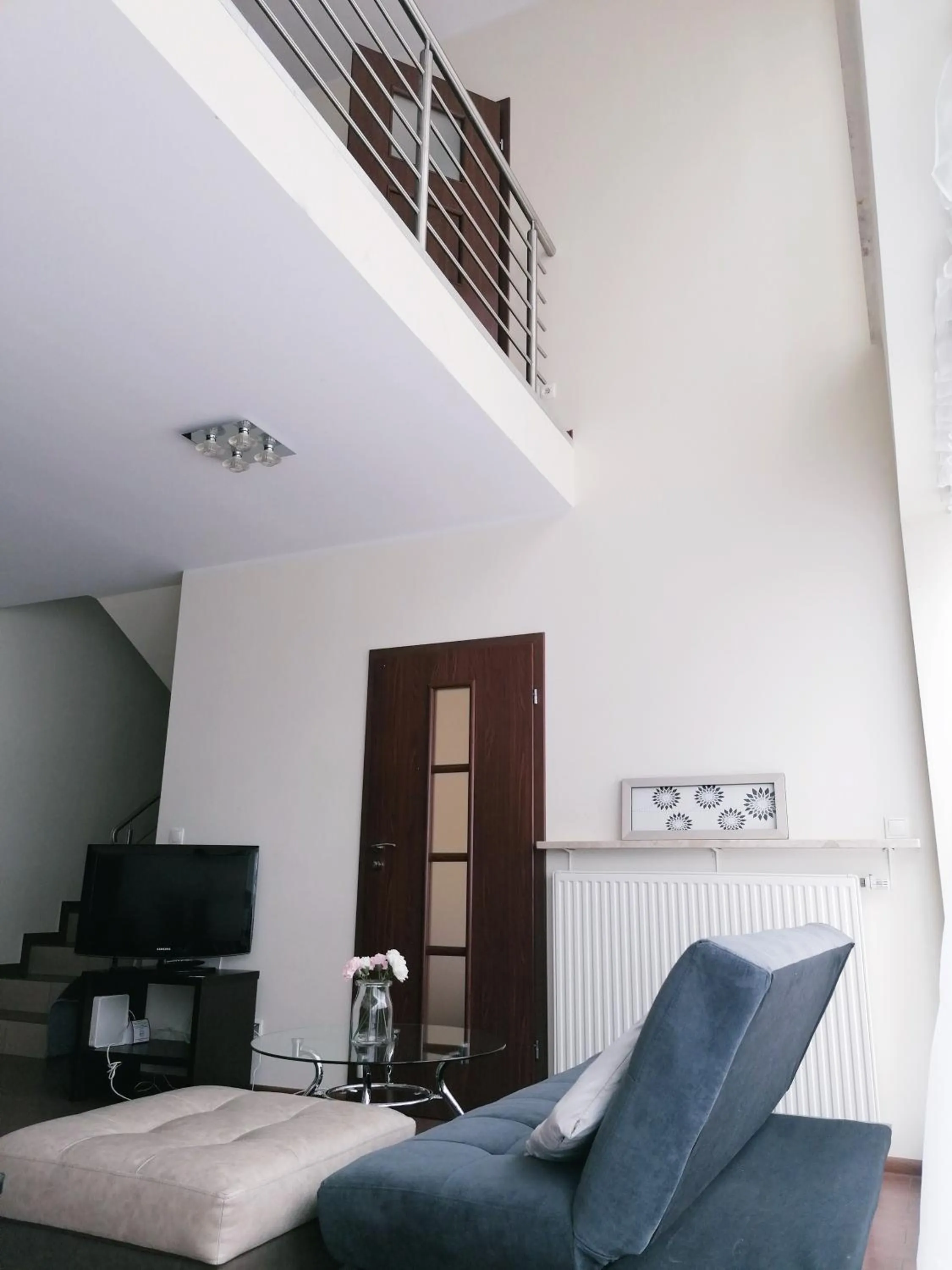 TV/Entertainment Center in NotaBene Wola Apartment