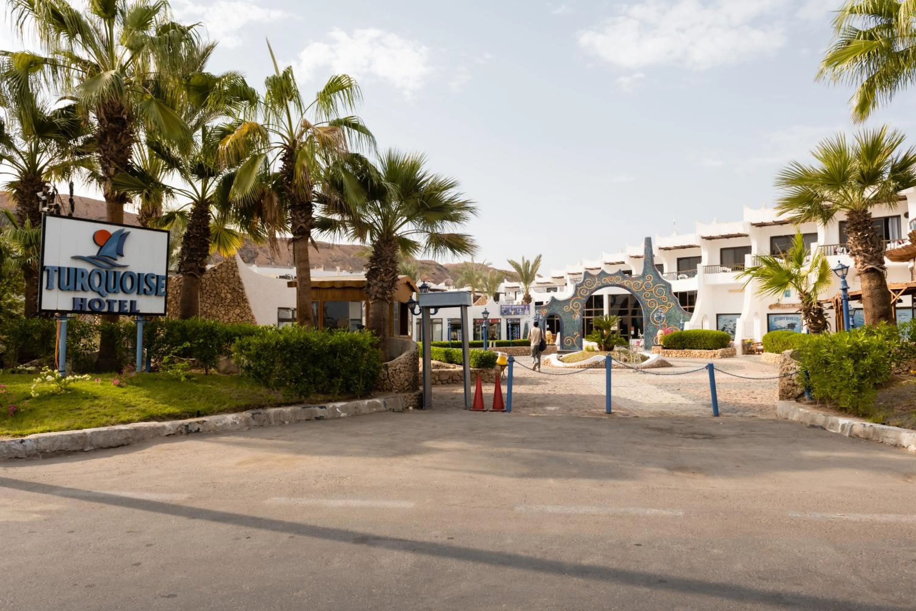 Facade/entrance in Turquoise Beach Hotel