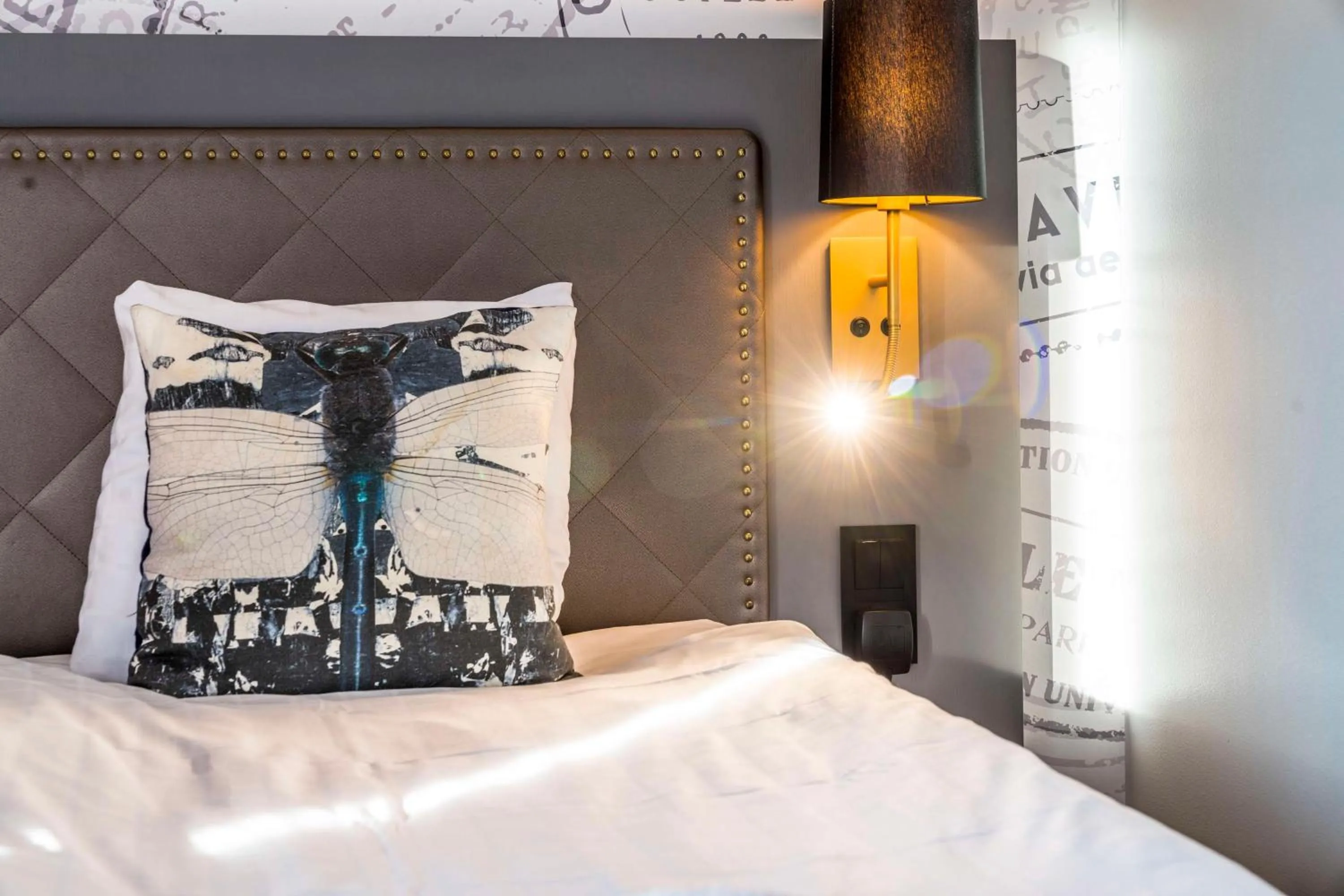 Bedroom, Bed in Scandic Stora Hotellet