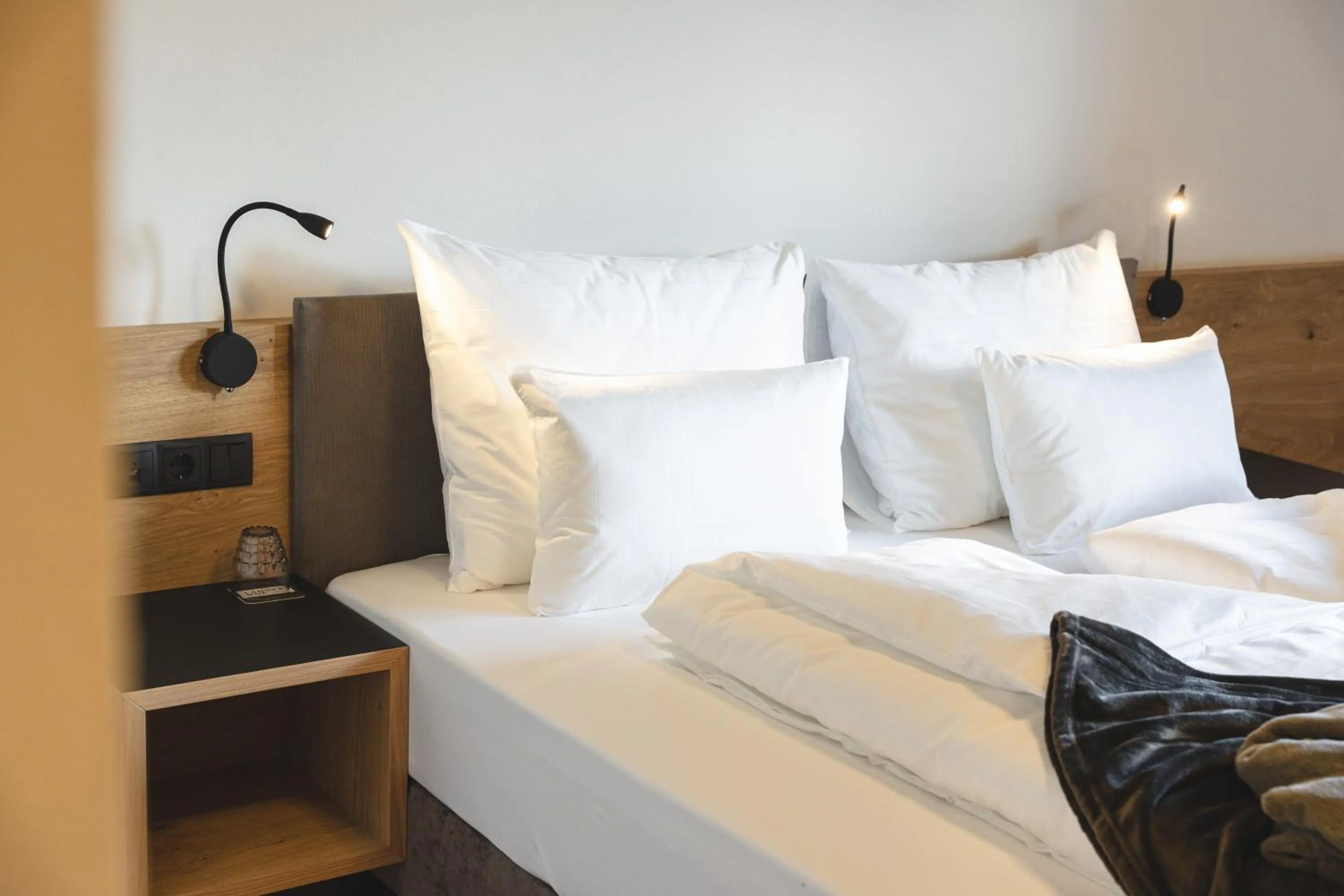 Bed in Hotel Lahnerhof