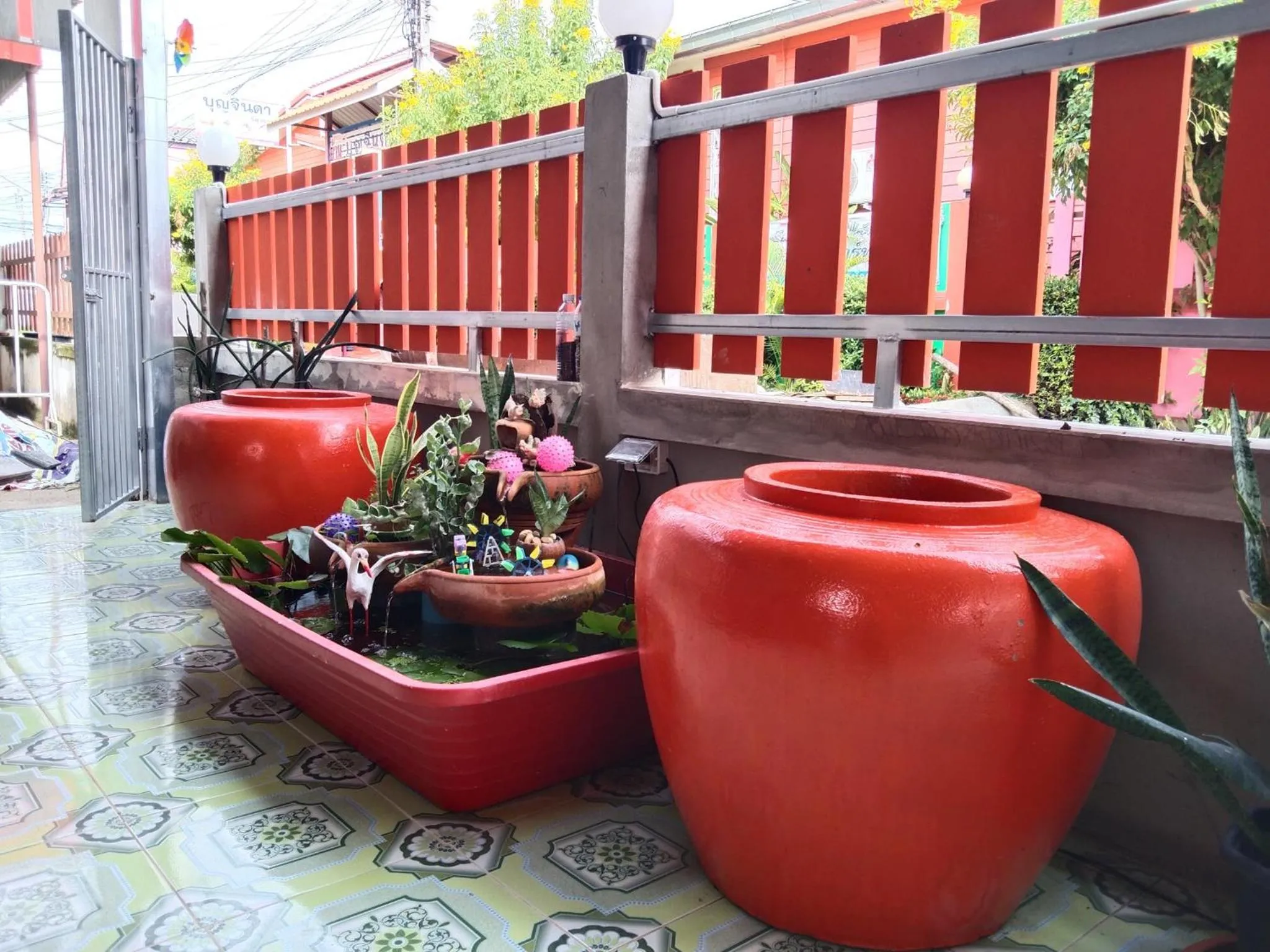 Patio in บุญจินดา รีสอร์ท