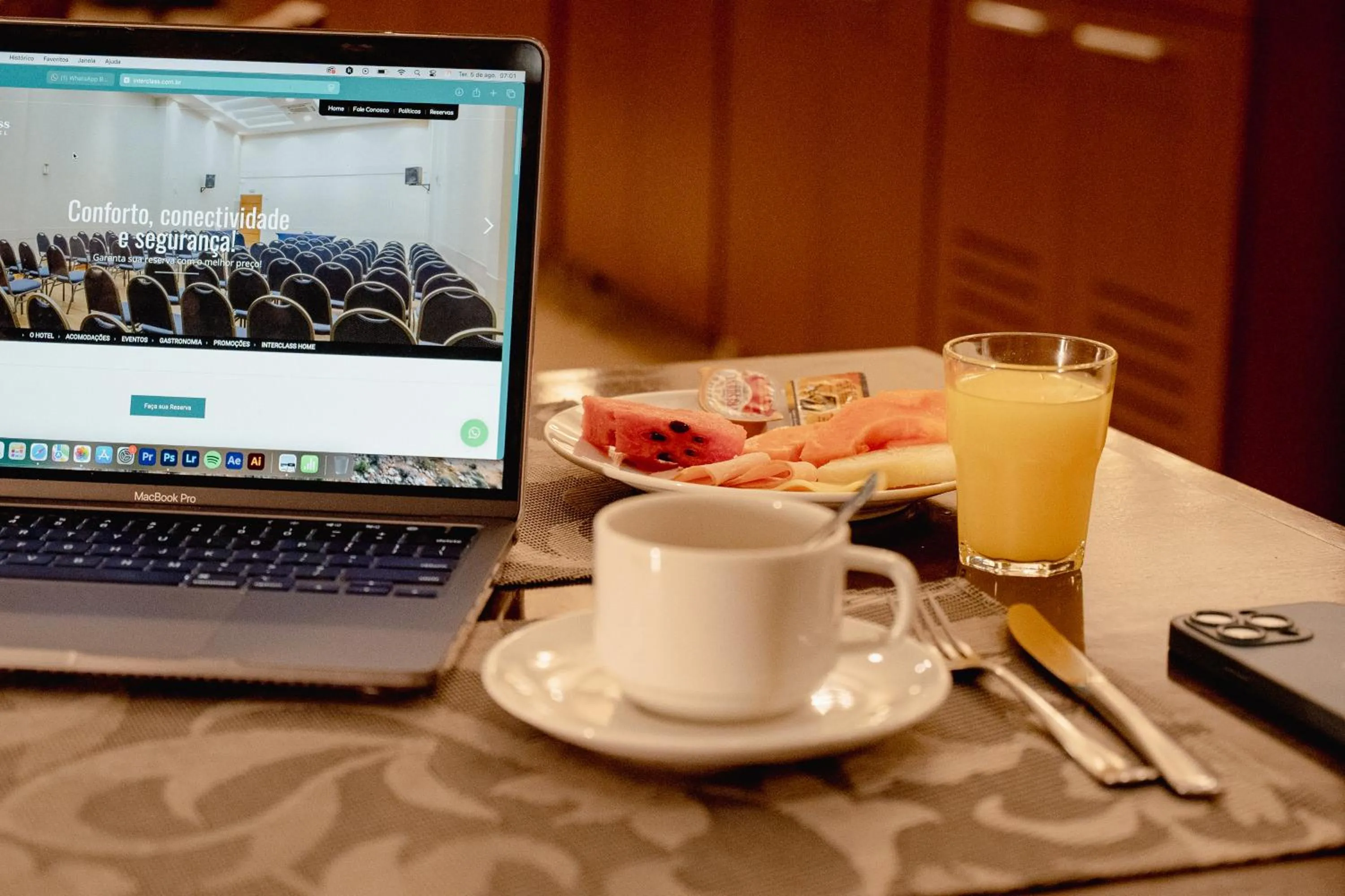 Food and drinks in Interclass Florianópolis